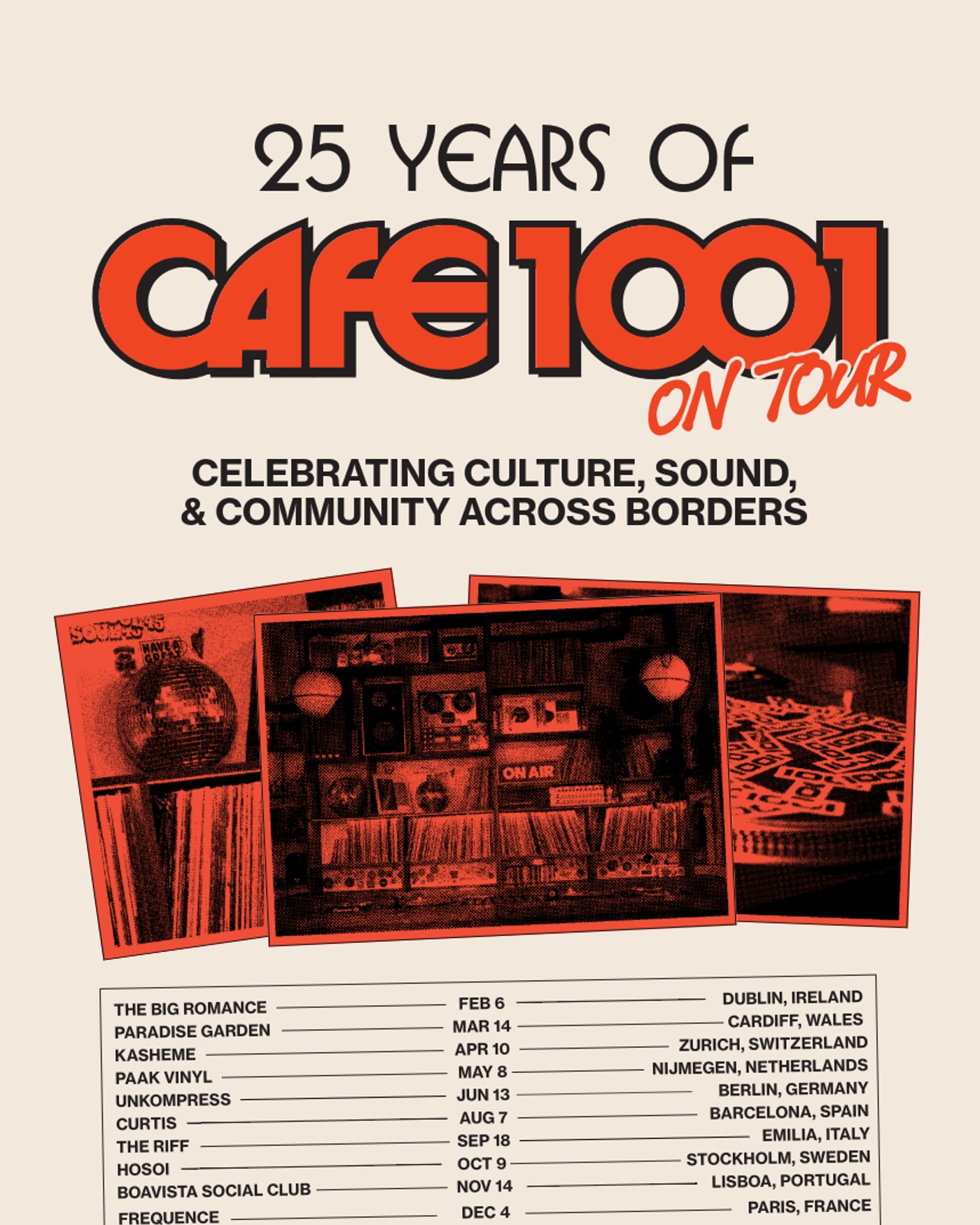 25 Years of Cafe 1001 On Tour