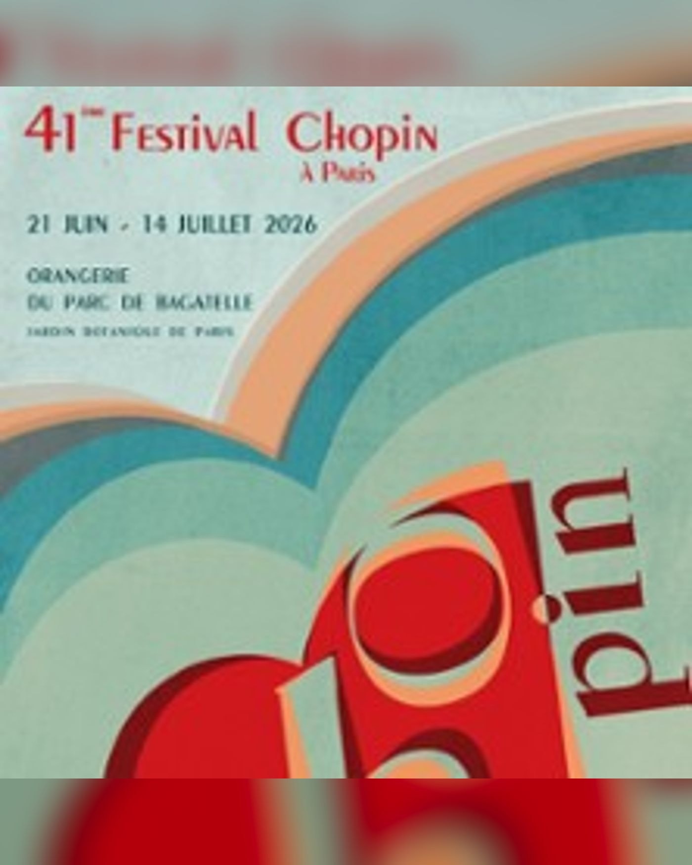41e Festival Chopin à Paris