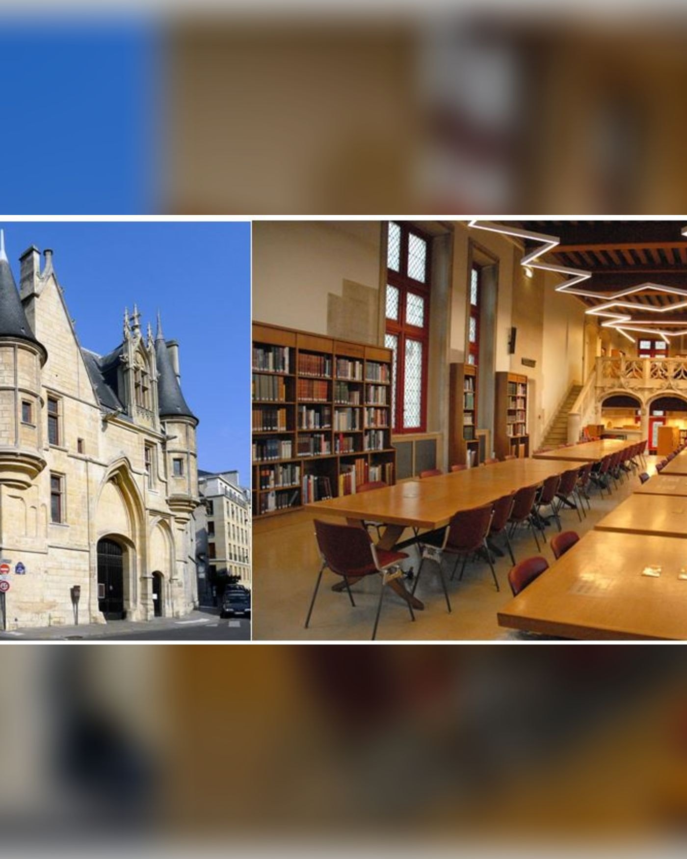 A la découverte d'une bibliothèque d'art dans un monument historique