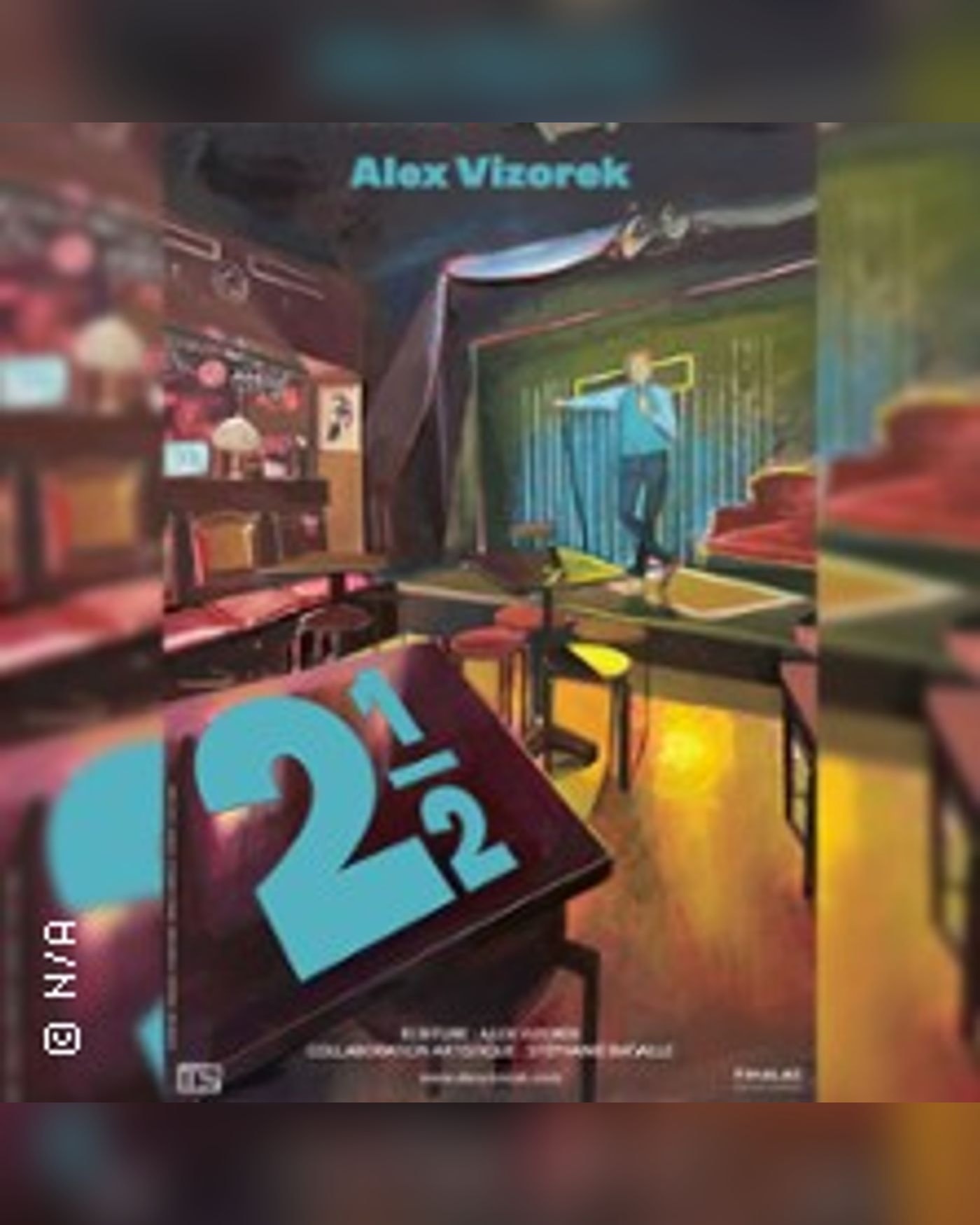 Affiche du spectacle Alex Vizorek - 2 1/2 - Tournée des Zéniths, Zénith Paris - La Villette