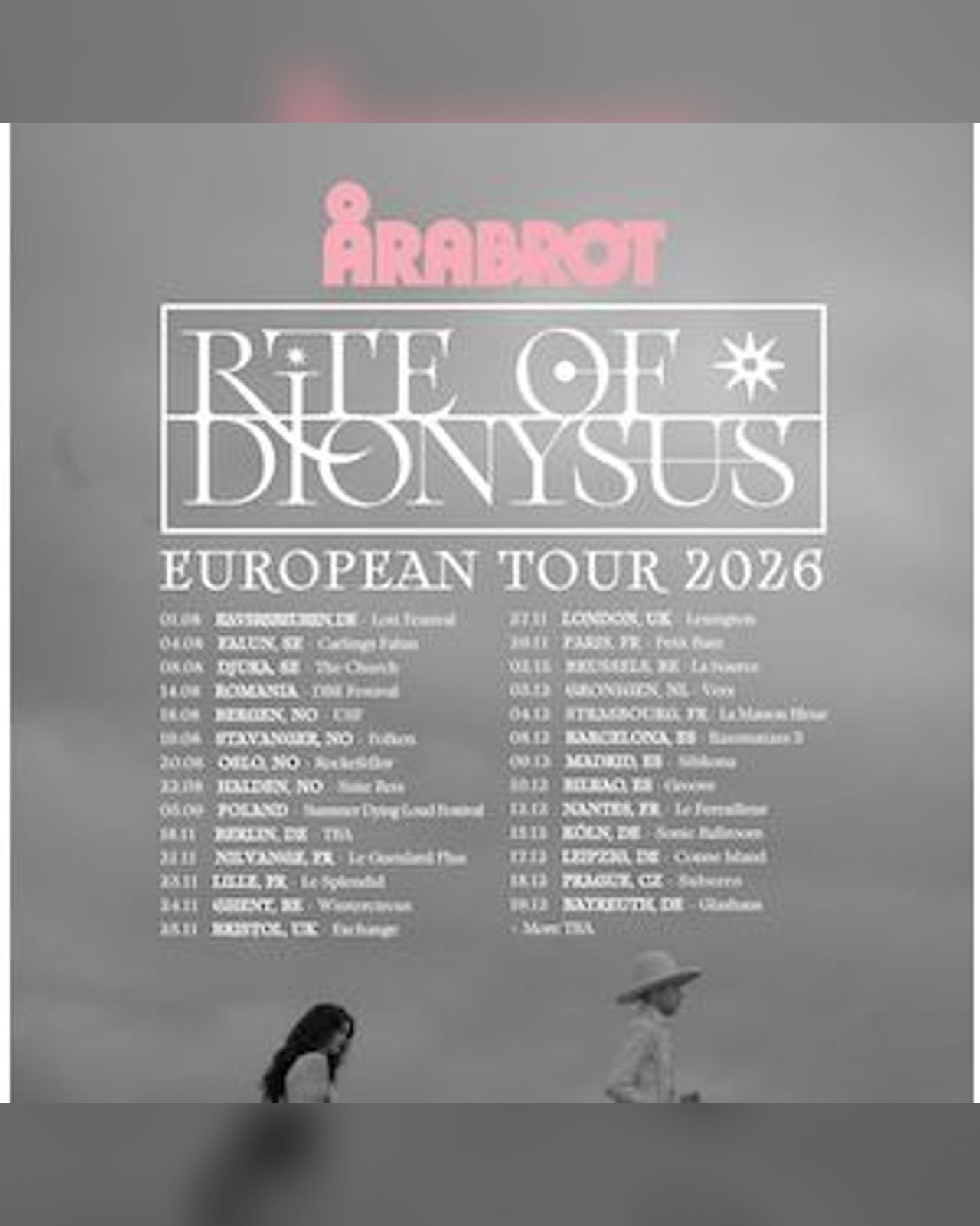 Affiche de Arabrot - Paris - 29-11-26