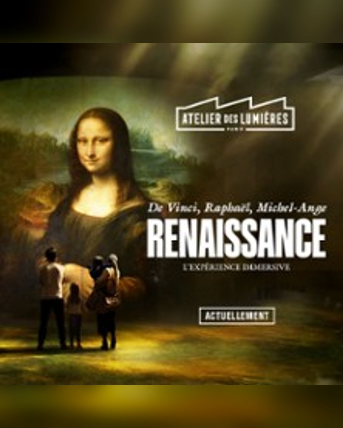 Atelier des Lumières - Renaissance : De Vinci, Raphaël, Michel-Ange