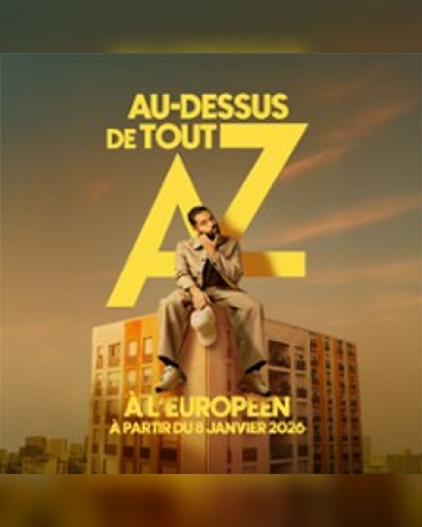 Poster for the show AZ Au-dessus de tout, L'Européen