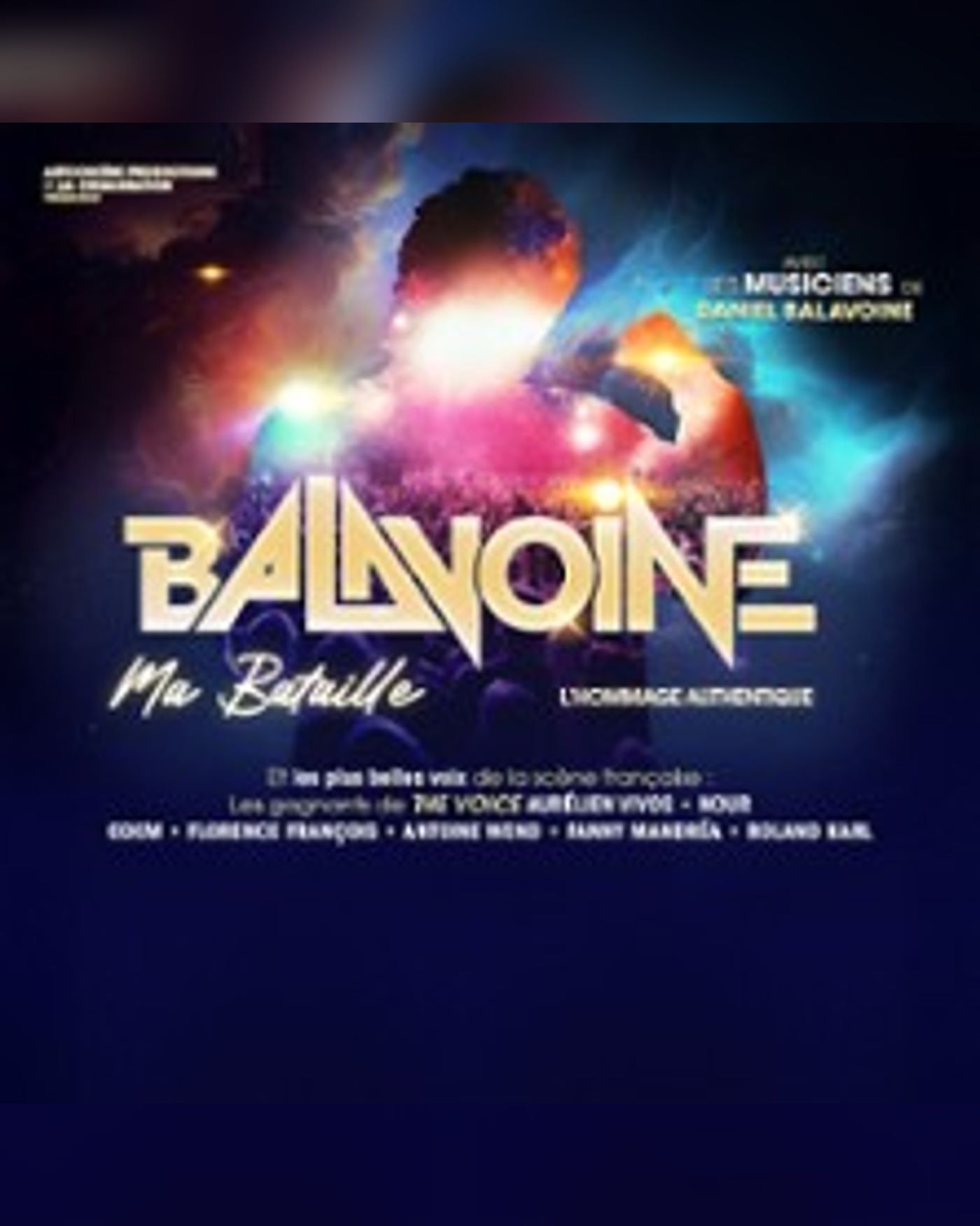 Affiche de Balavoine, Ma Bataille - Tournée