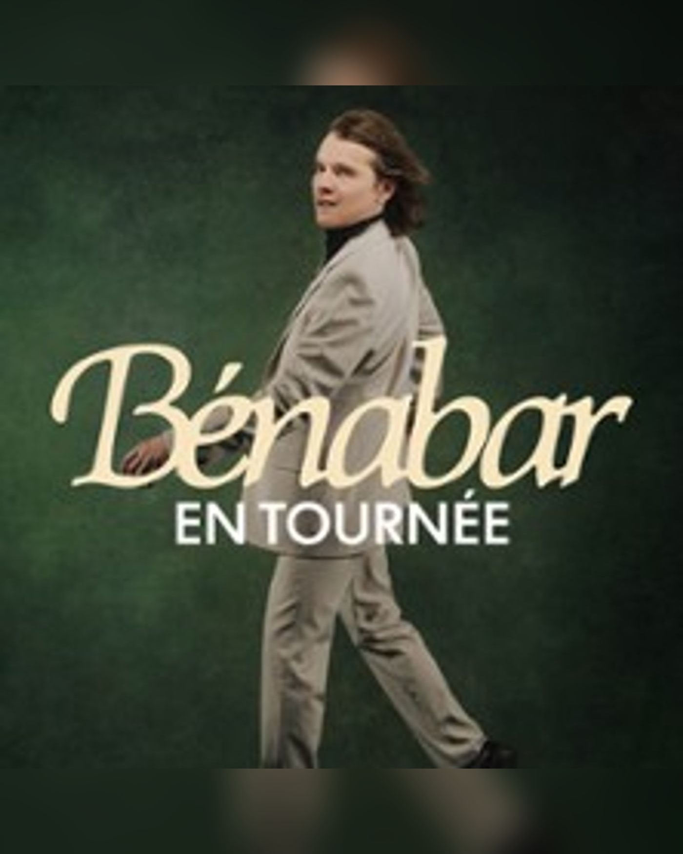 Affiche de Bénabar, Tournée