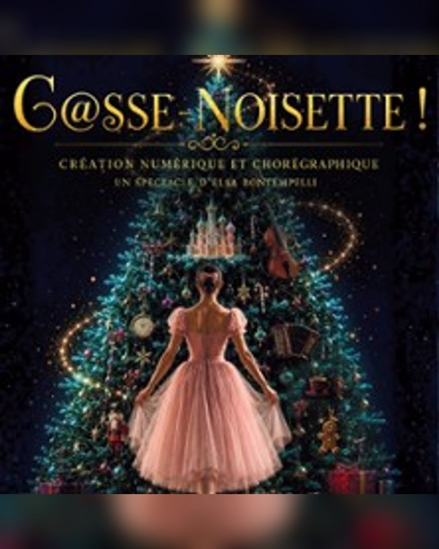 Affiche du spectacle C@sse-Noisette, Théâtre Gaité-Rive Gauche