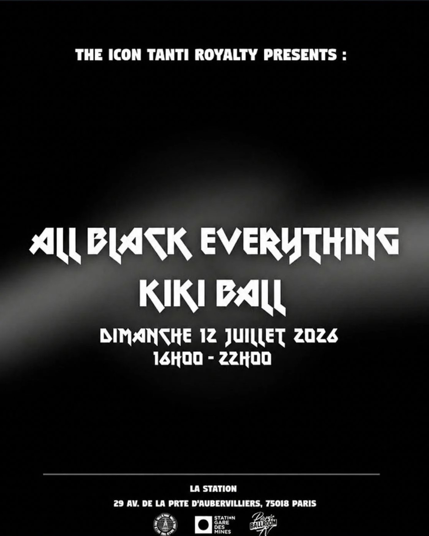 [CANCELLED] The All Black Everything Kiki Ball