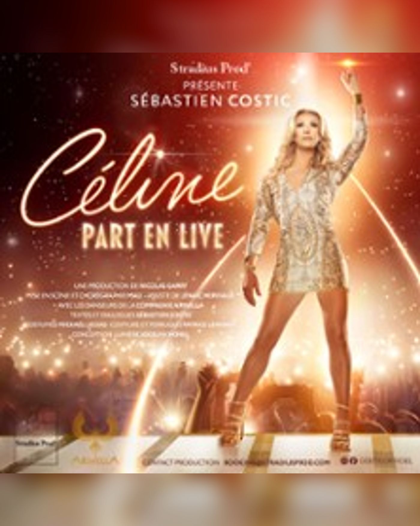 Affiche du spectacle Céline Part en Live, Theatre de la Tour Eiffel