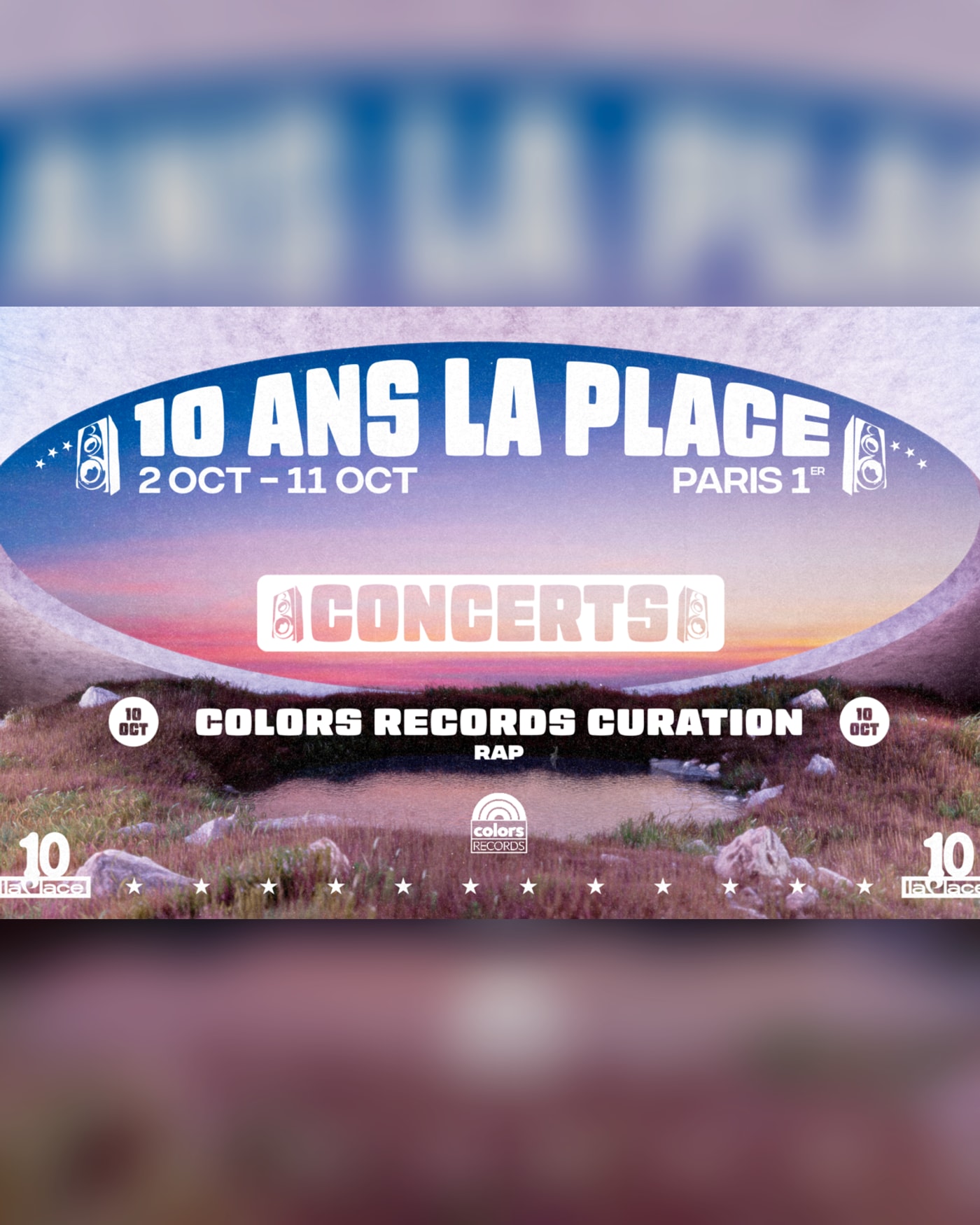 COLORS RECORDS CURATION : 10 ans de La Place
