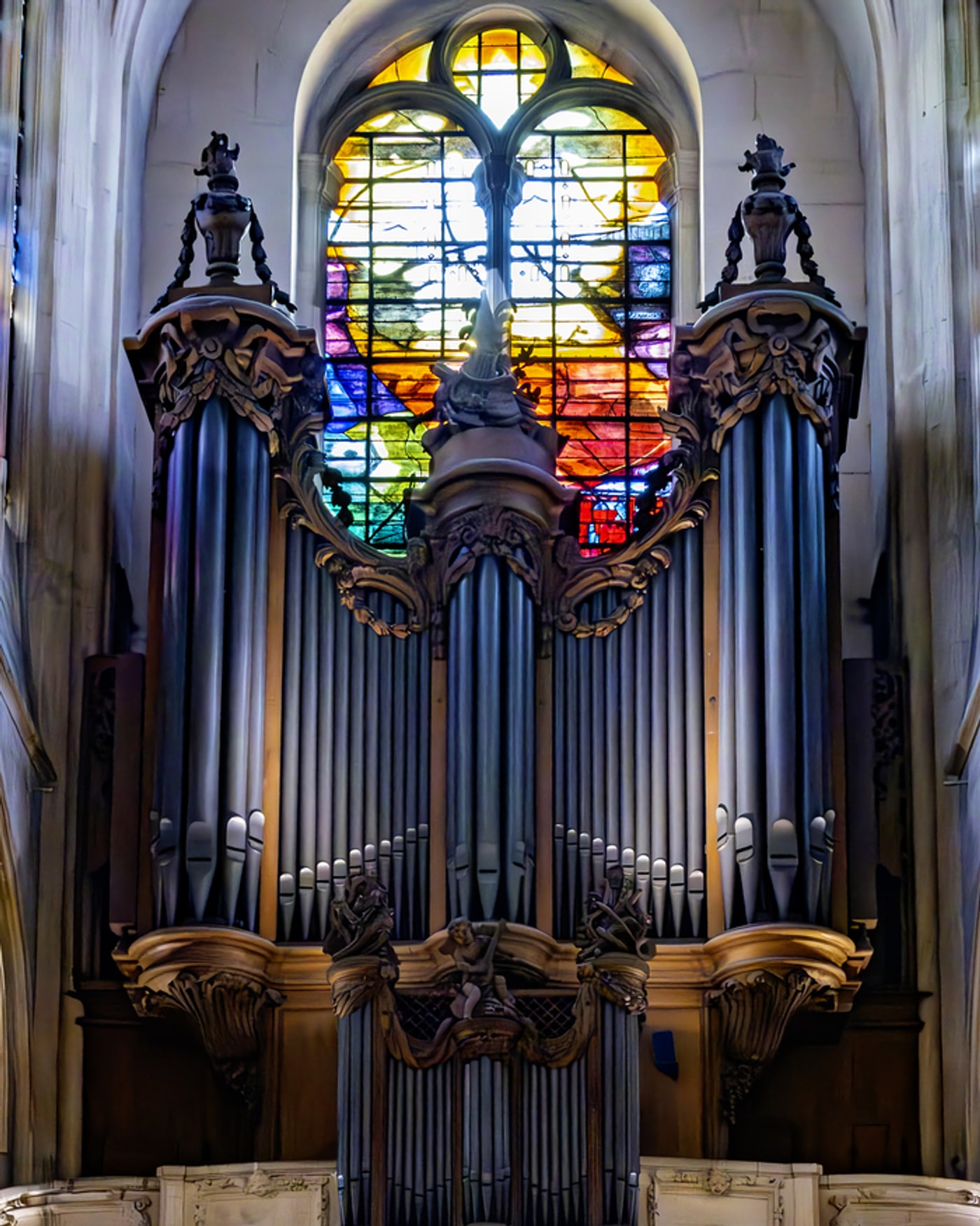 Concert d'orgue des Couperins et visite de la tribune