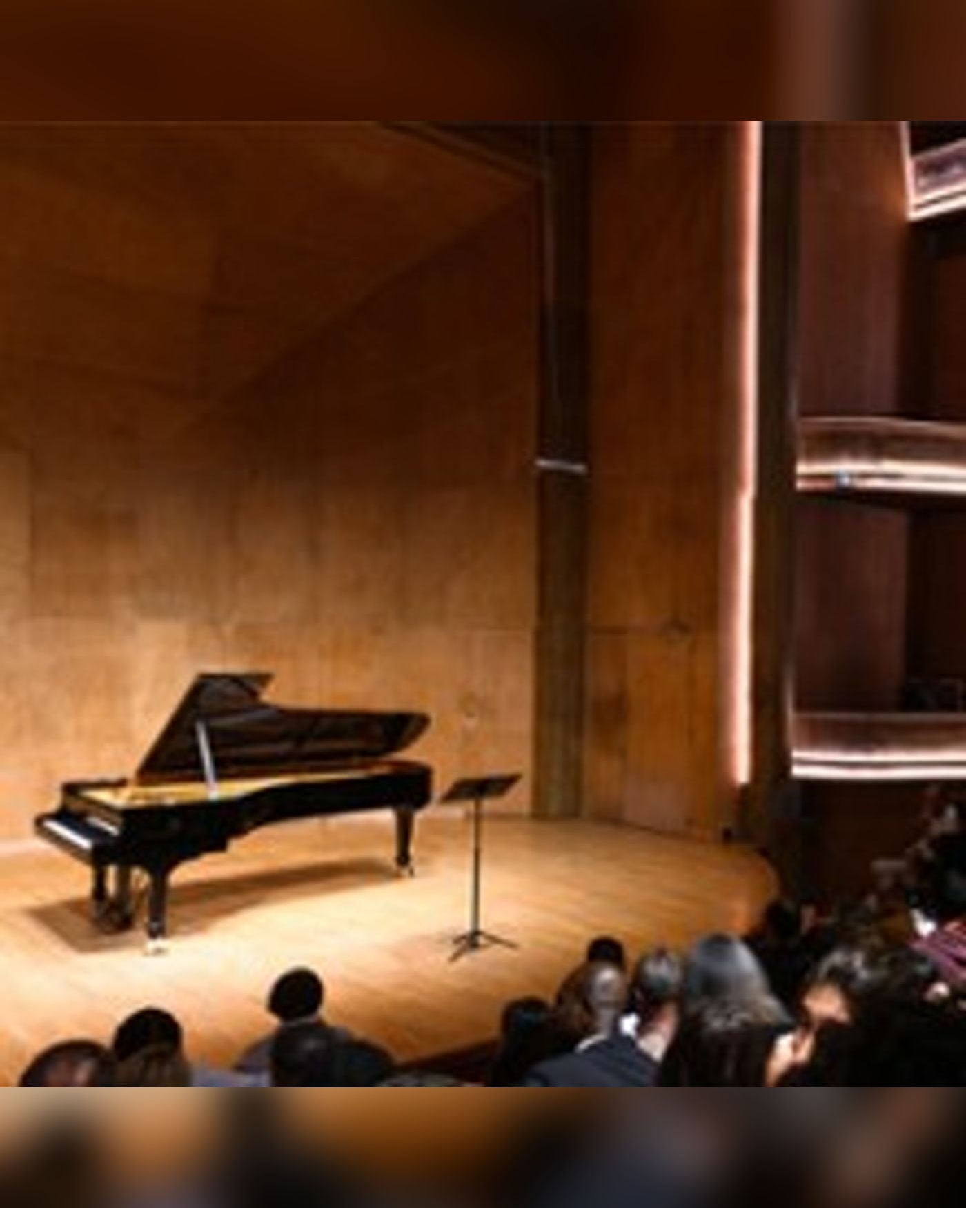 Poster for the concert Concert de Cloture de l'Académie Internationale de Piano Liszt, Salle Cortot