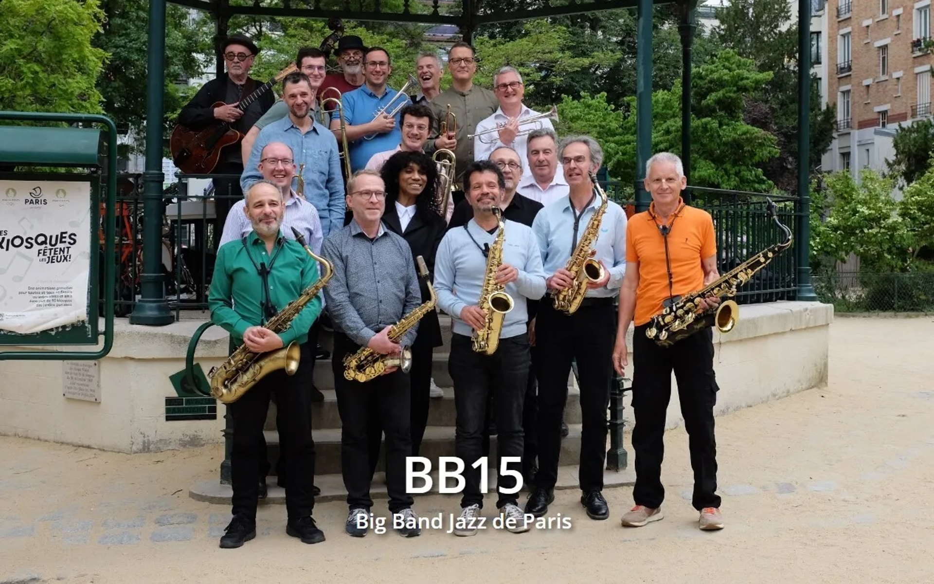 Affiche du concerto Concert jazz BB15, Hôpital Broca