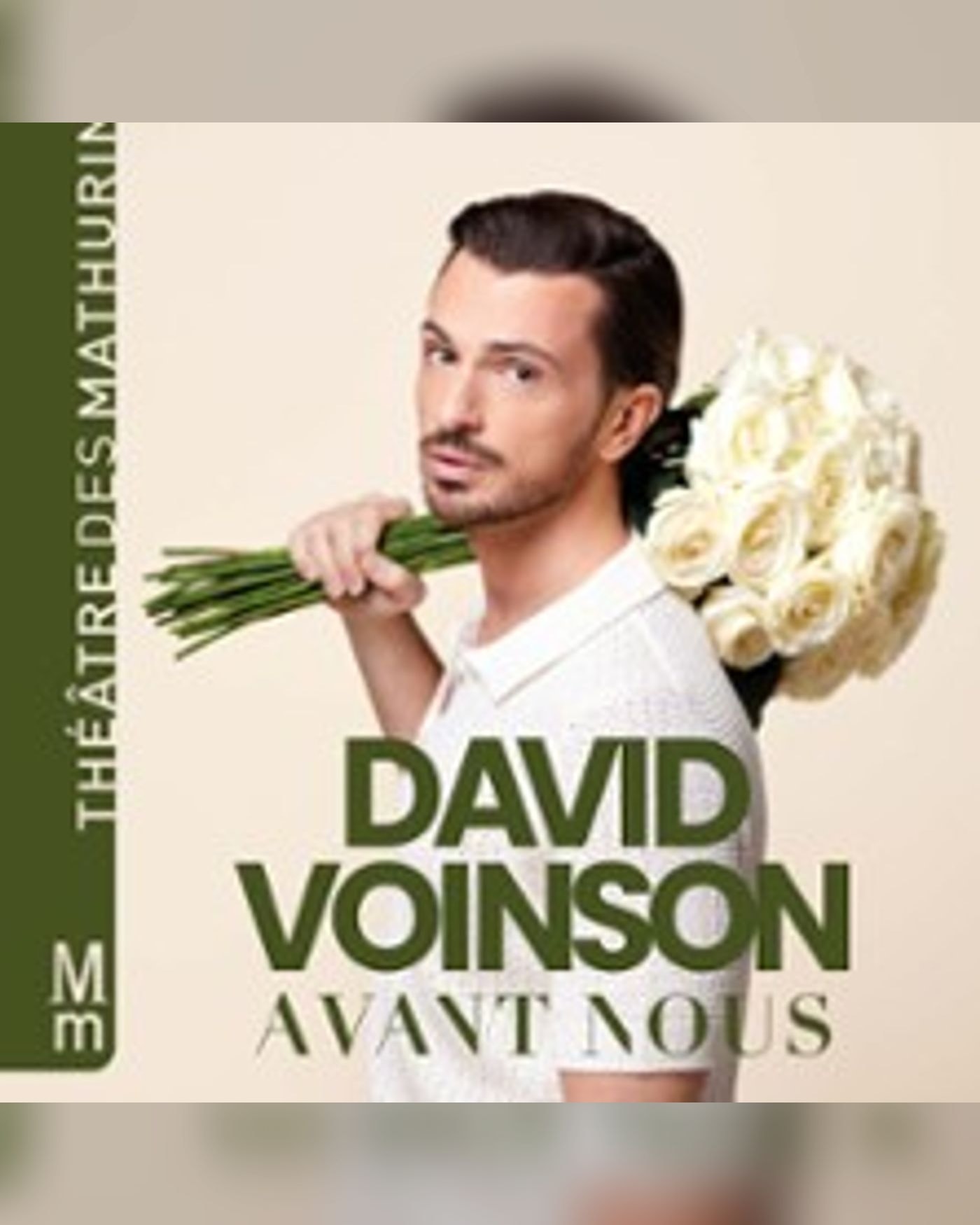 Affiche du spectacle David Voinson - Avant Nous, Théâtre des Mathurins