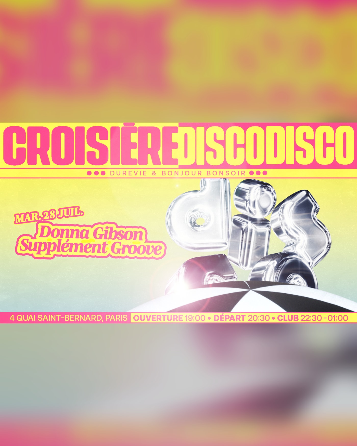 DISCO DISCO CROISIÈRE: Donna Gibson, Supplément Groove