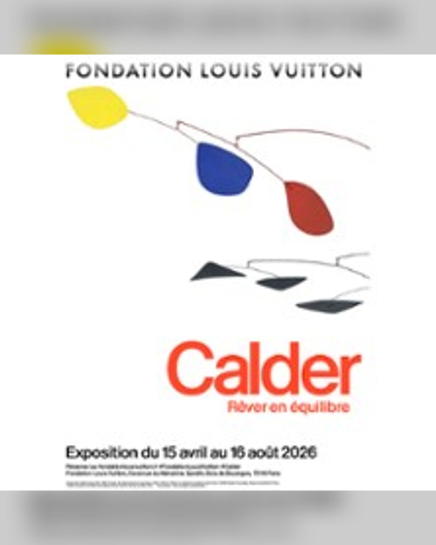 Exposition Calder. Rêver en Equilibre