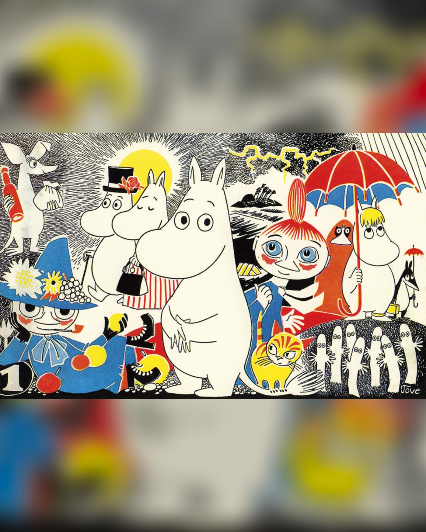 Exposition "La vallée des Moomins" à la bibliothèque Aimé Césaire