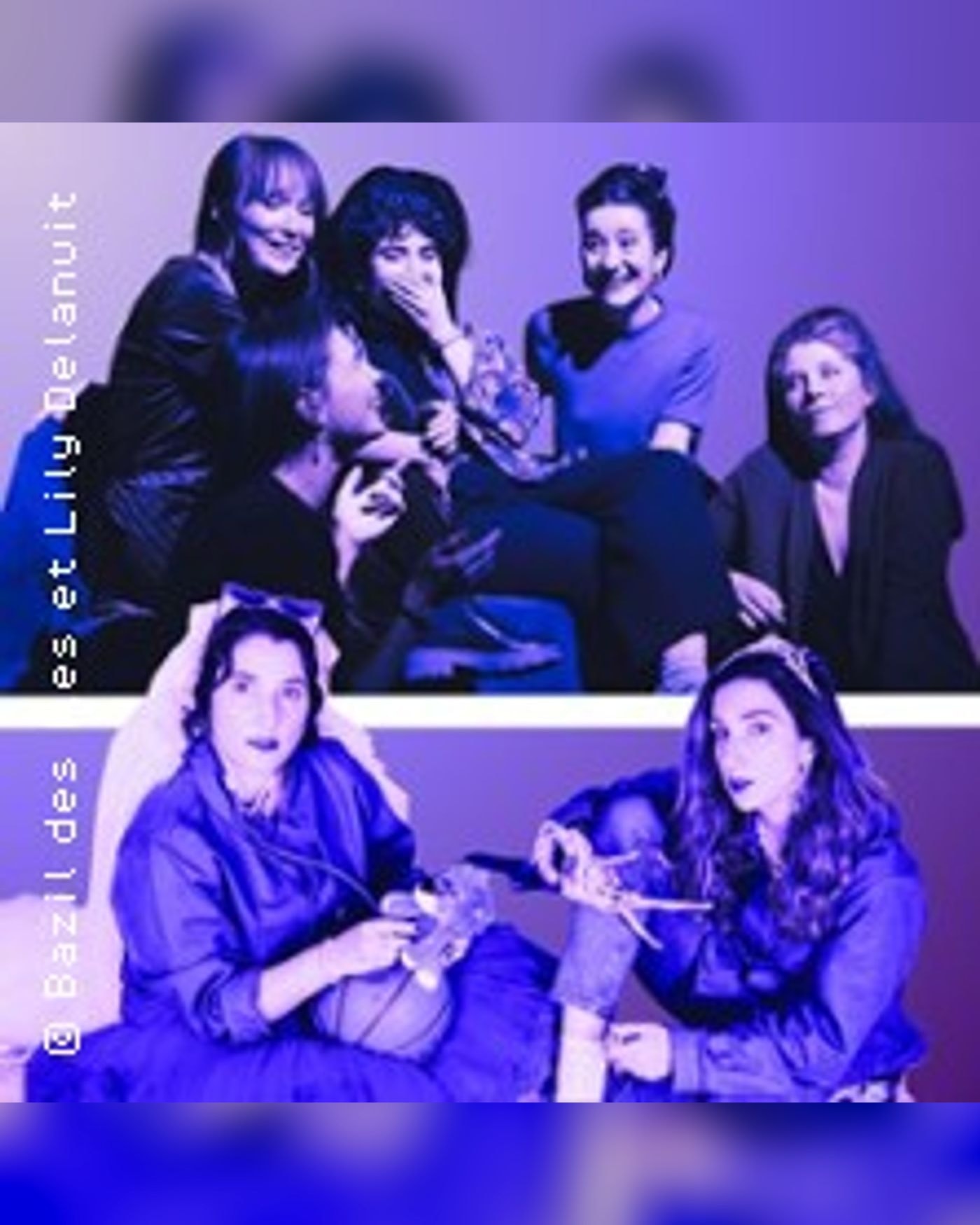 Affiche du spectacle Féminin Pluriel X Après Minuit, Le Local des Autrices