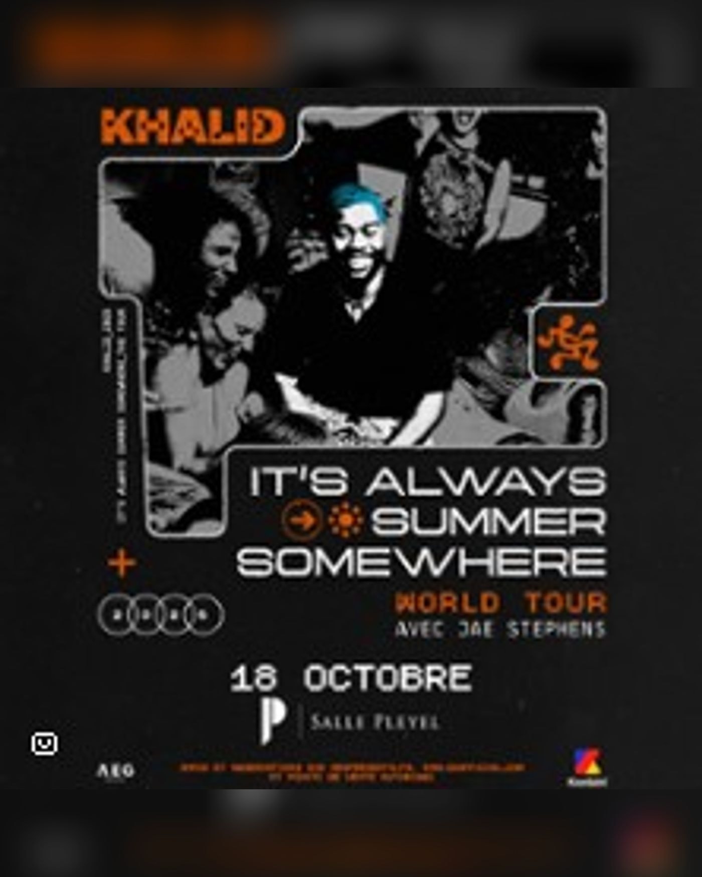 Khalid - It's Always Summer Somewhere Tour