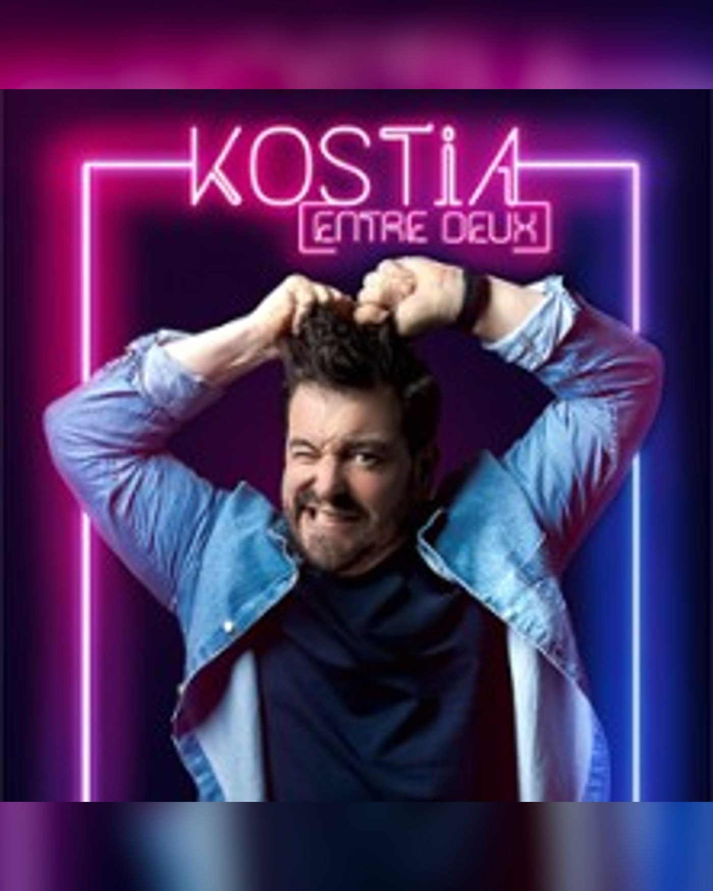 Affiche du spectacle Kostia - Entre Deux, Le Montorgueil - Scène des Halles