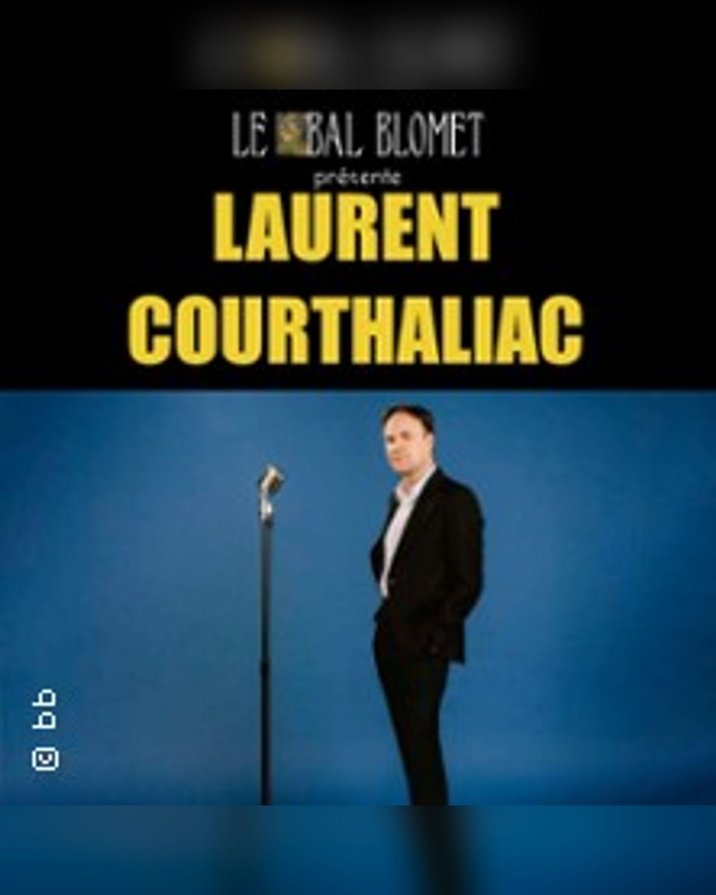 Affiche du concert Laurent Courthaliac - In The Key of Sinatra, Le Bal Blomet