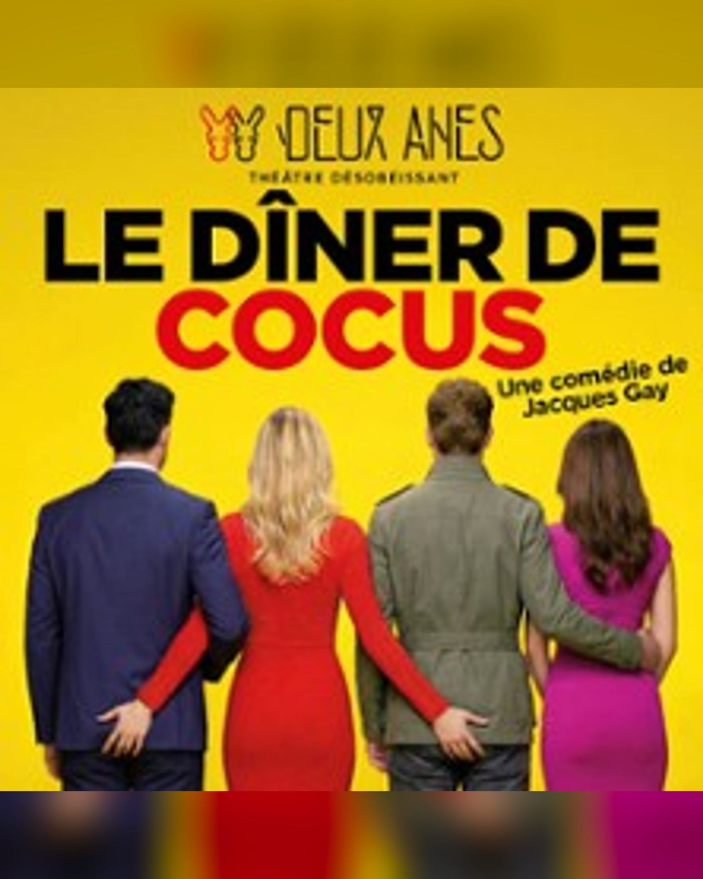 Le Dîner de Cocus - Théâtre des 2 Anes, Paris