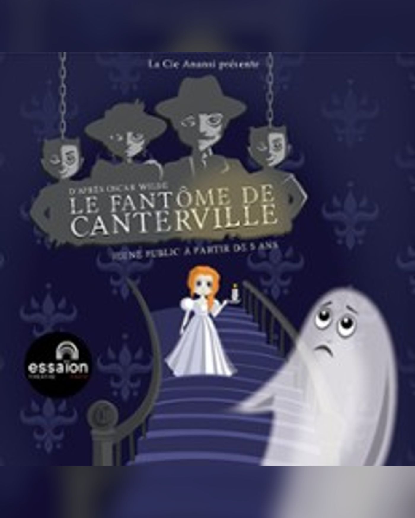 Affiche du spectacle Le Fantôme de Canterville - Essaïon Théâtre, Paris, Essaïon - Salle Cabaret