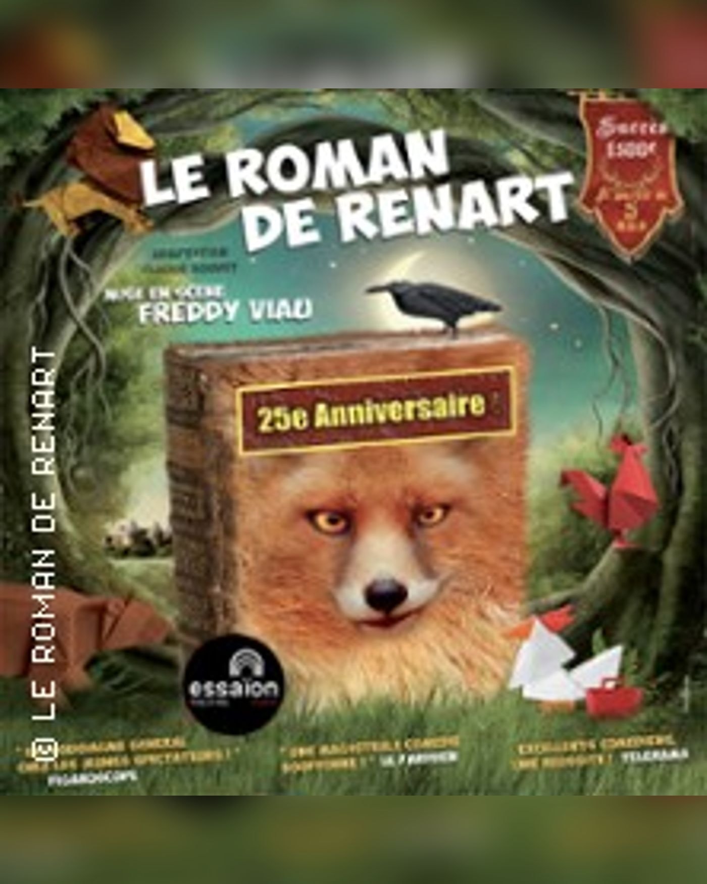 Affiche du spectacle Le Roman de Renart, Essaïon - Salle Théâtre