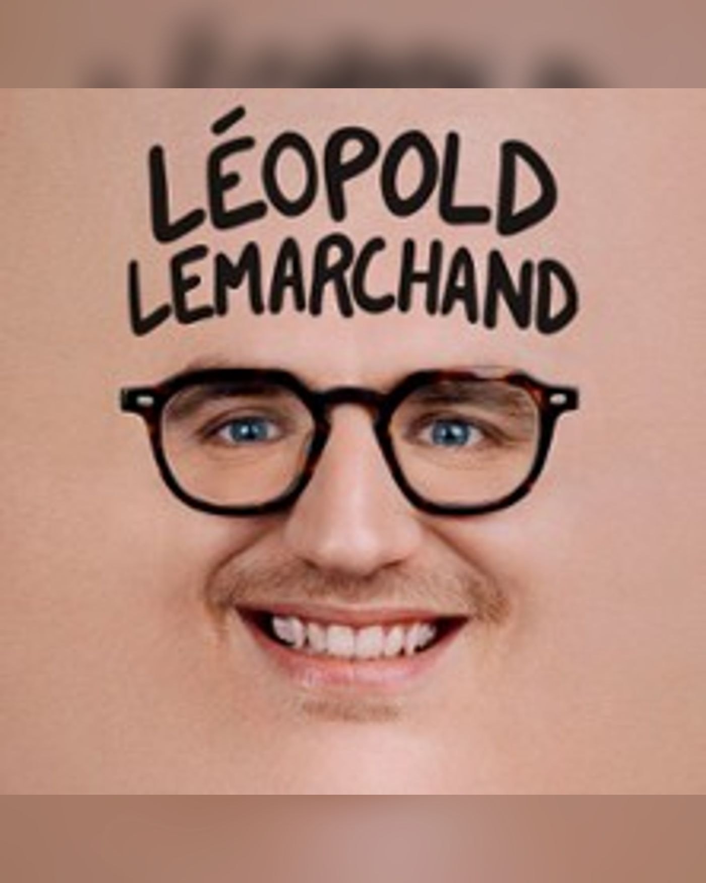 Poster for the show Léopold Lemarchand, Théâtre de la Madeleine