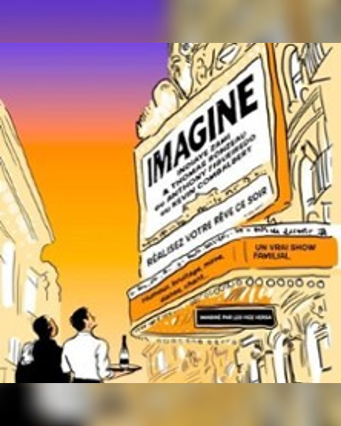 Affiche du spectacle Les Vice Versa - Imagine, Théâtre Gaité-Rive Gauche