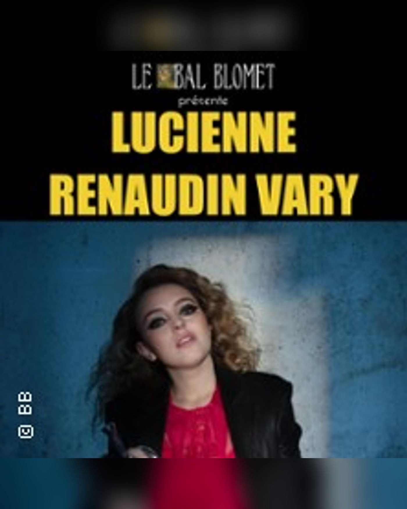 Affiche du concert Lucienne Renaudin Vary - On My Mind, Le Bal Blomet