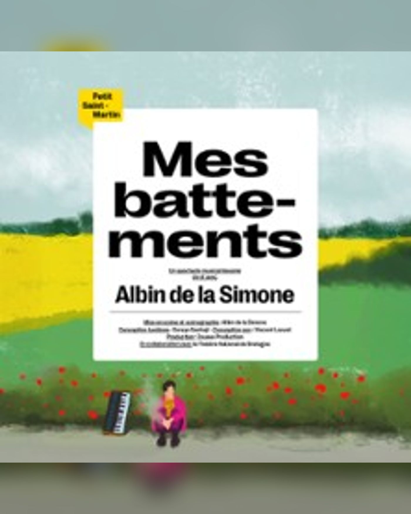 Mes Battements - Théâtre du Petit Sant-Martin, Paris