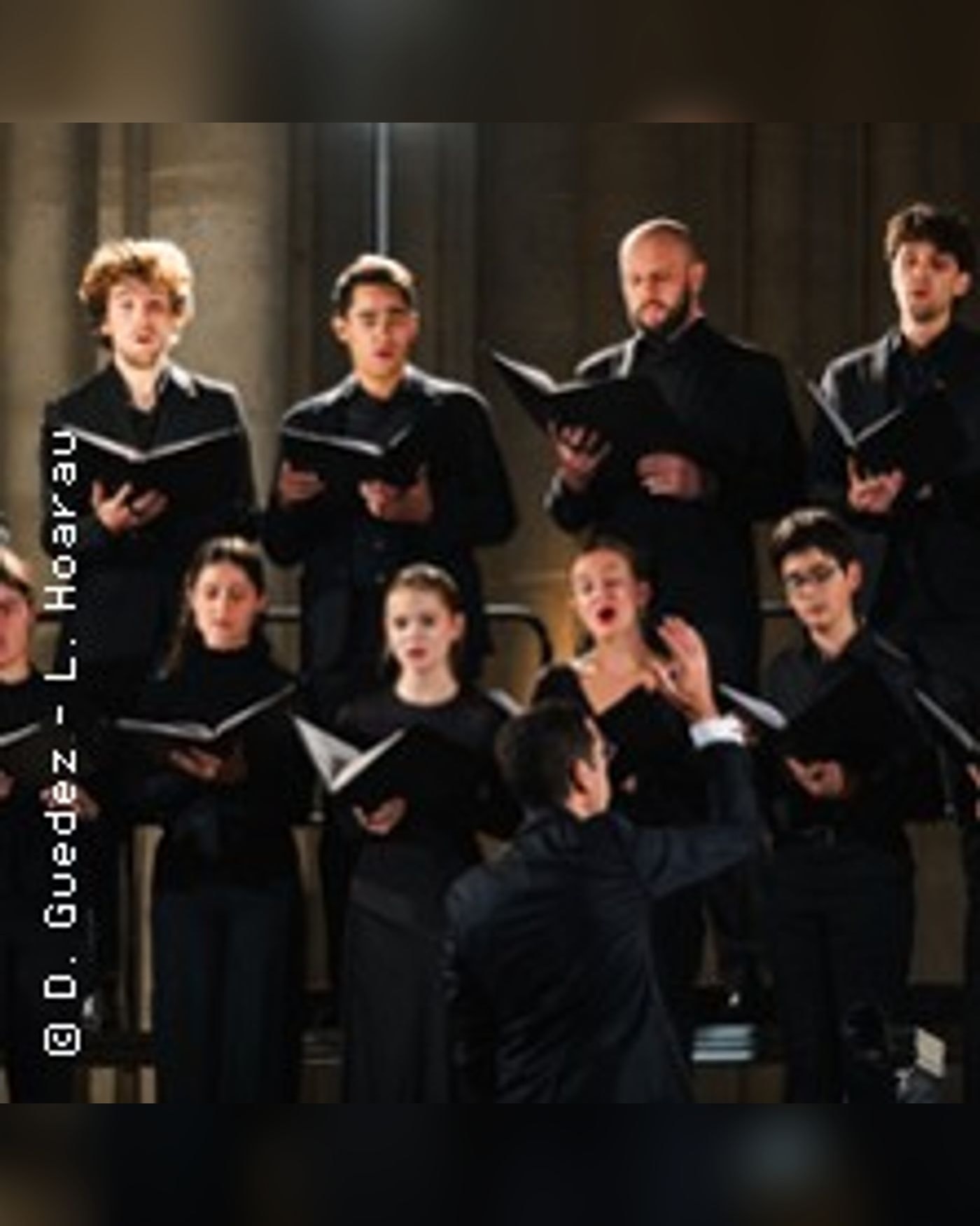 Poster for the concert Musique Française du XXème siècle : Fauré, Poulenc, Duruflé, Cathédrale Notre-Dame de Paris