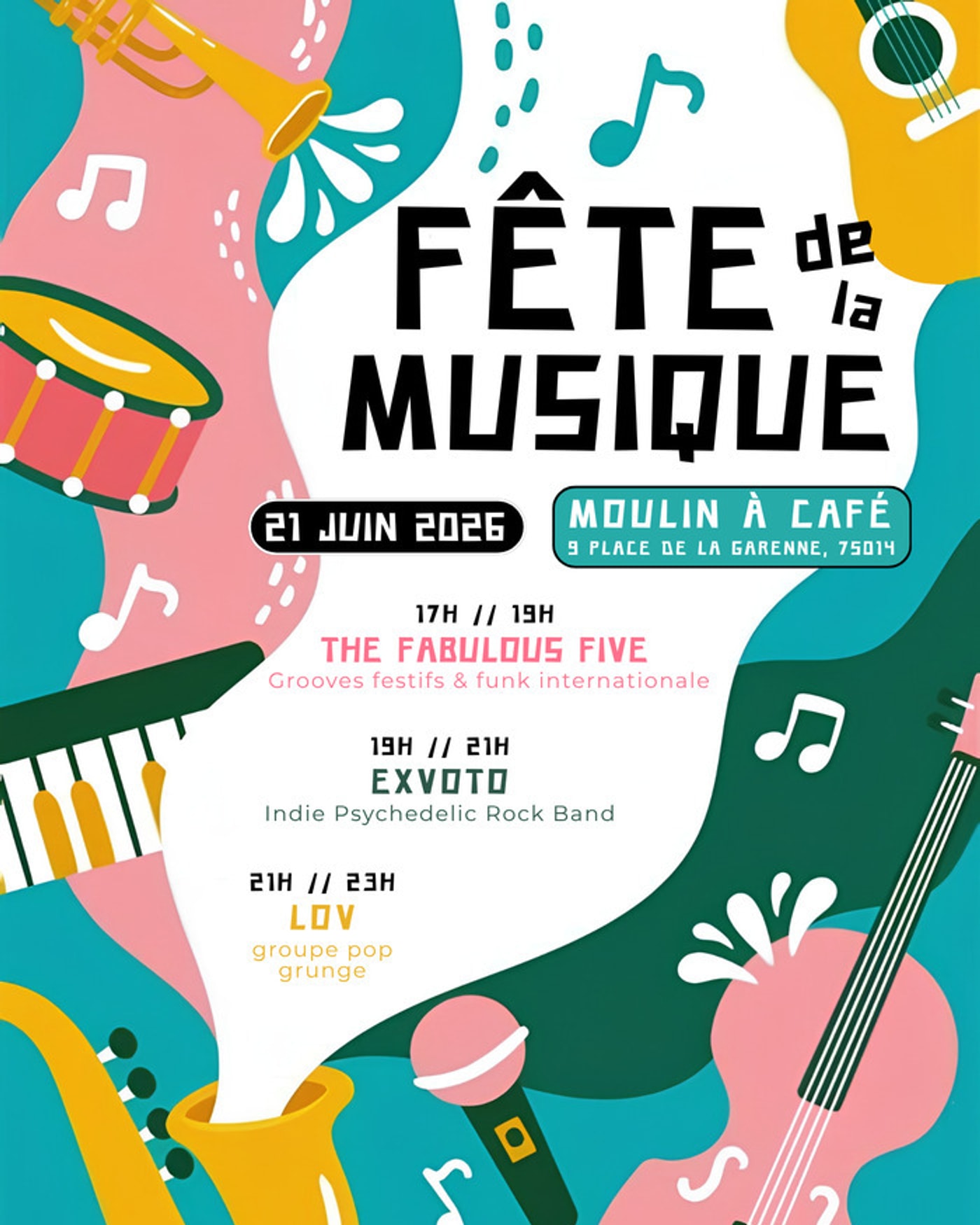 Musique sur la place de la Garenne !