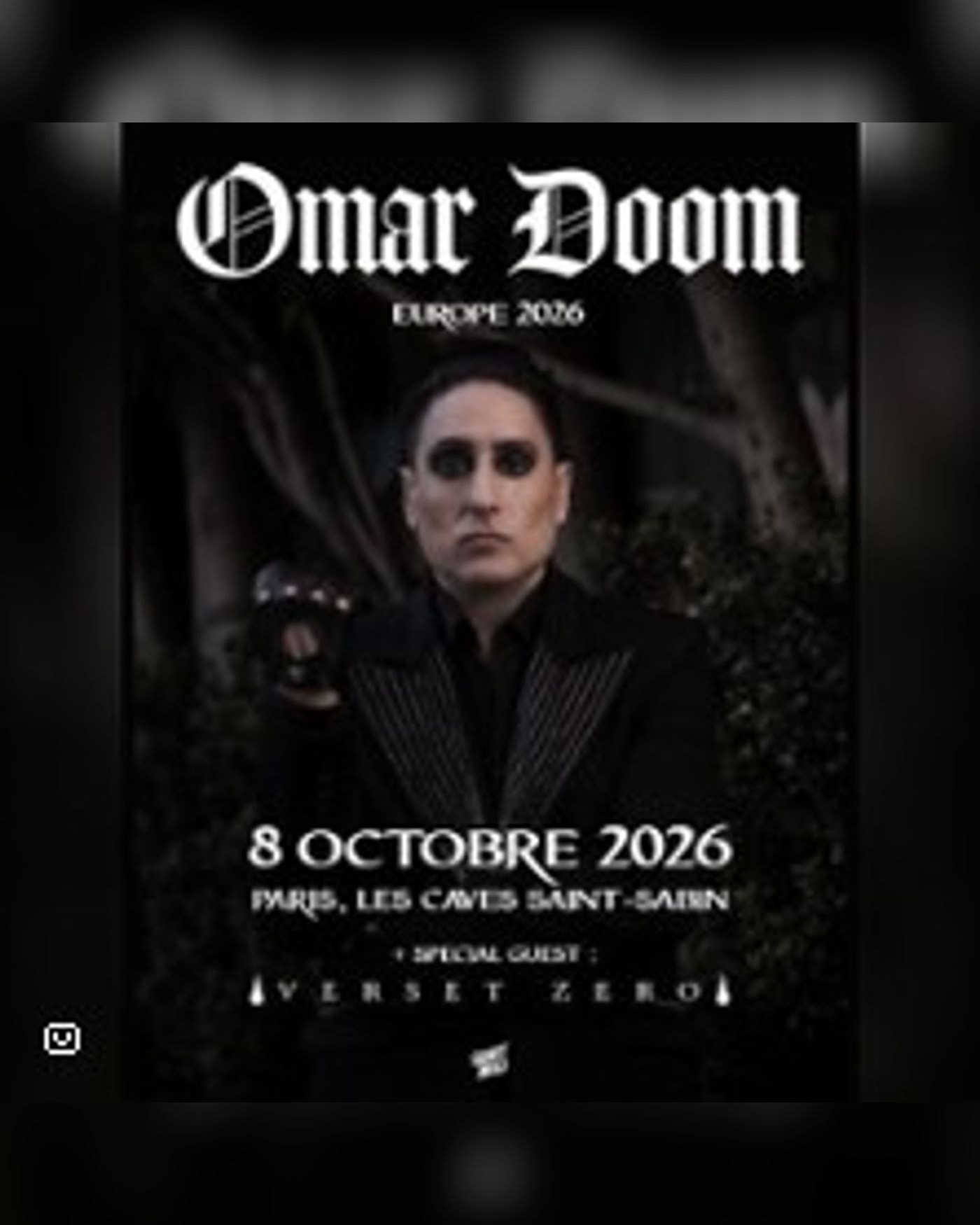 Affiche de OMAR DOOM + special guest : VERSET ZERO