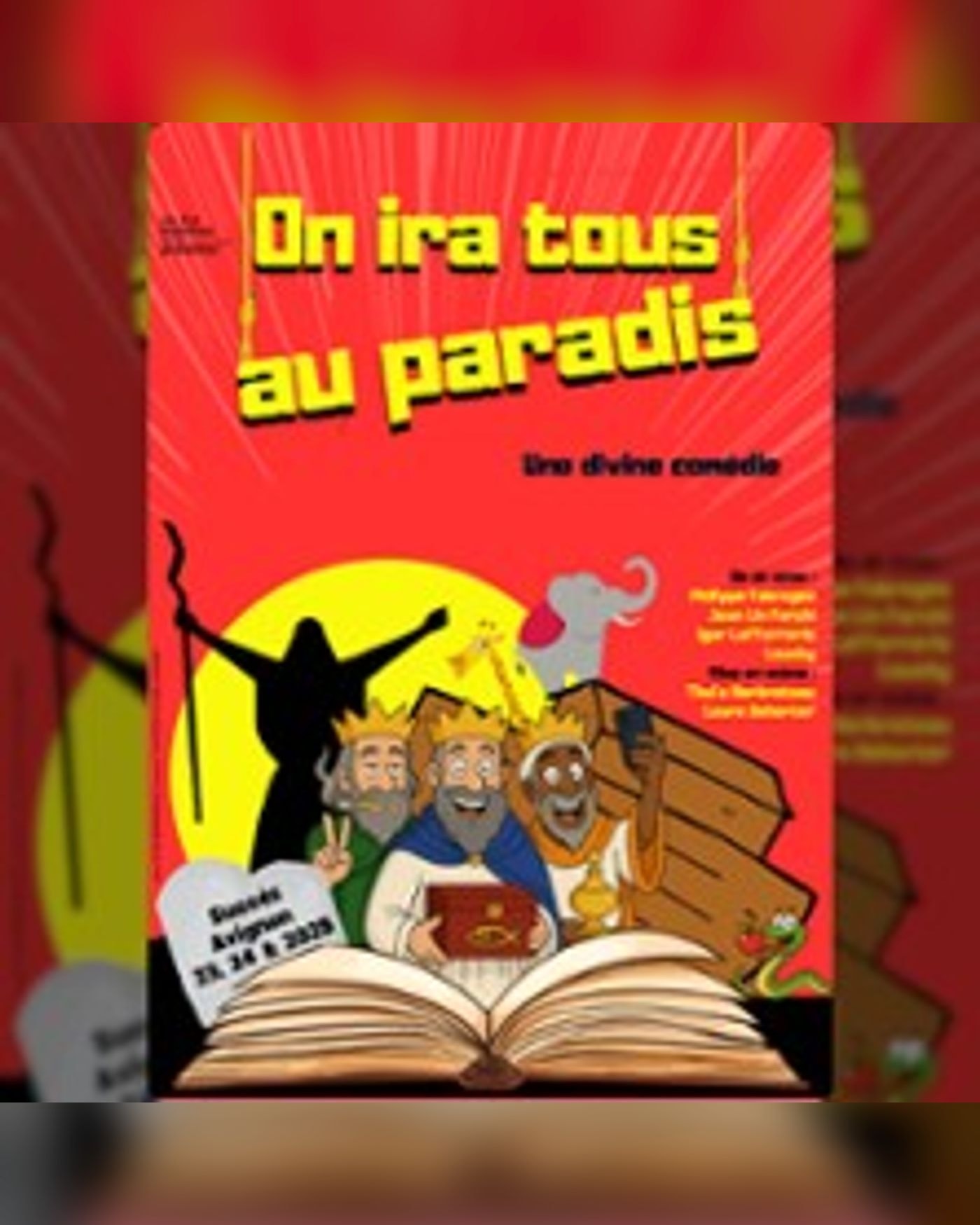 Affiche du spectacle On ira tous au Paradis, Apollo Comedy - Salle 90
