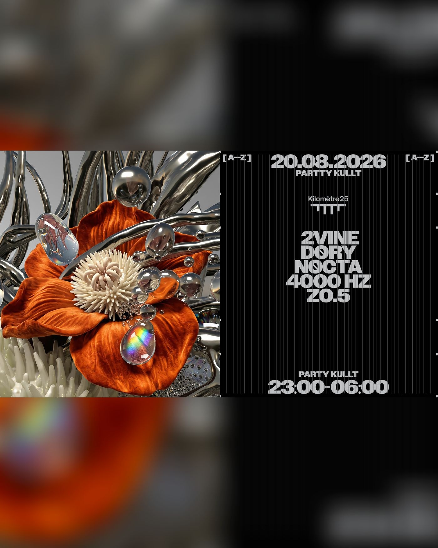 PARTY KULLT: 2VINE, 4000 Hz, NOCTA, DORY, ZO.5