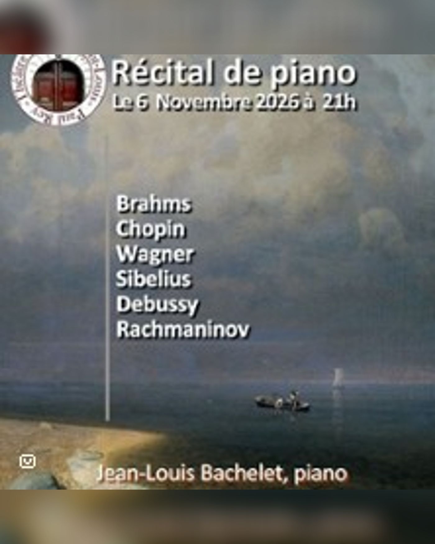Récital de piano Jean-Louis Bachelet