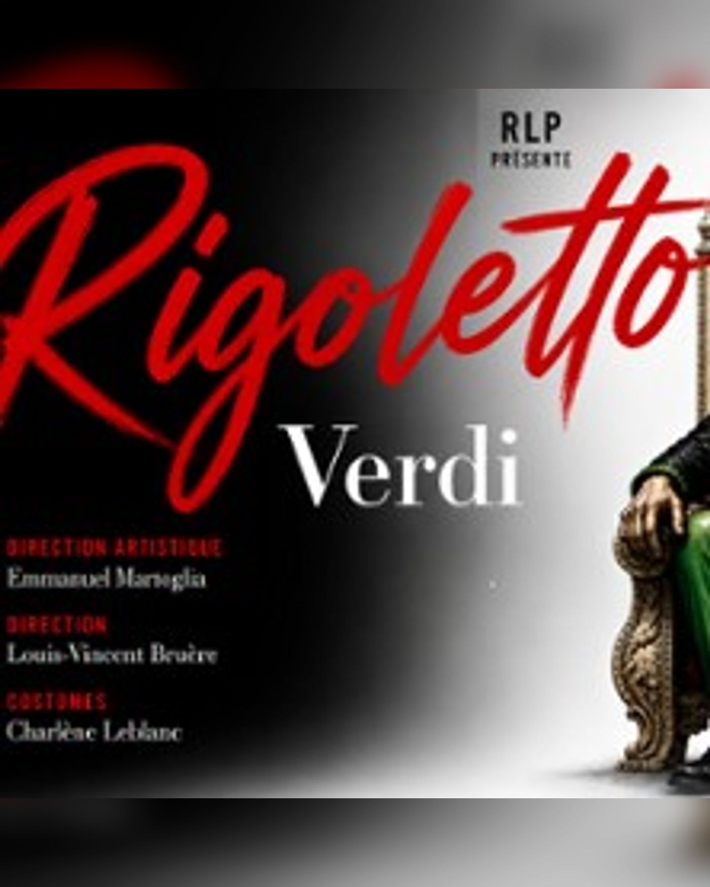 Poster for the concert Rigoletto - Opéra de Giuseppe Verdi, Casino Barrière Enghien