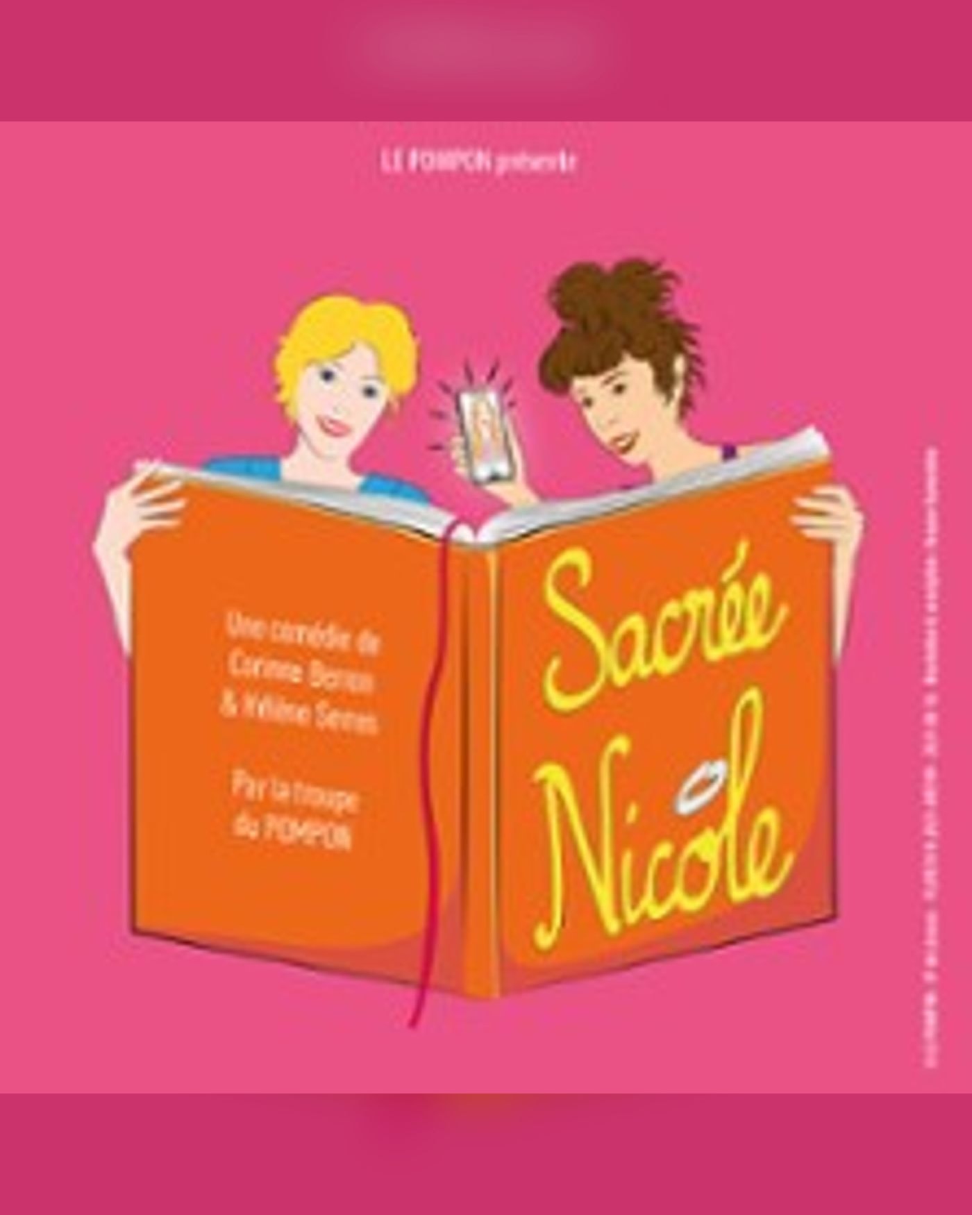 Poster for the show Sacrée Nicole, Le Métropole