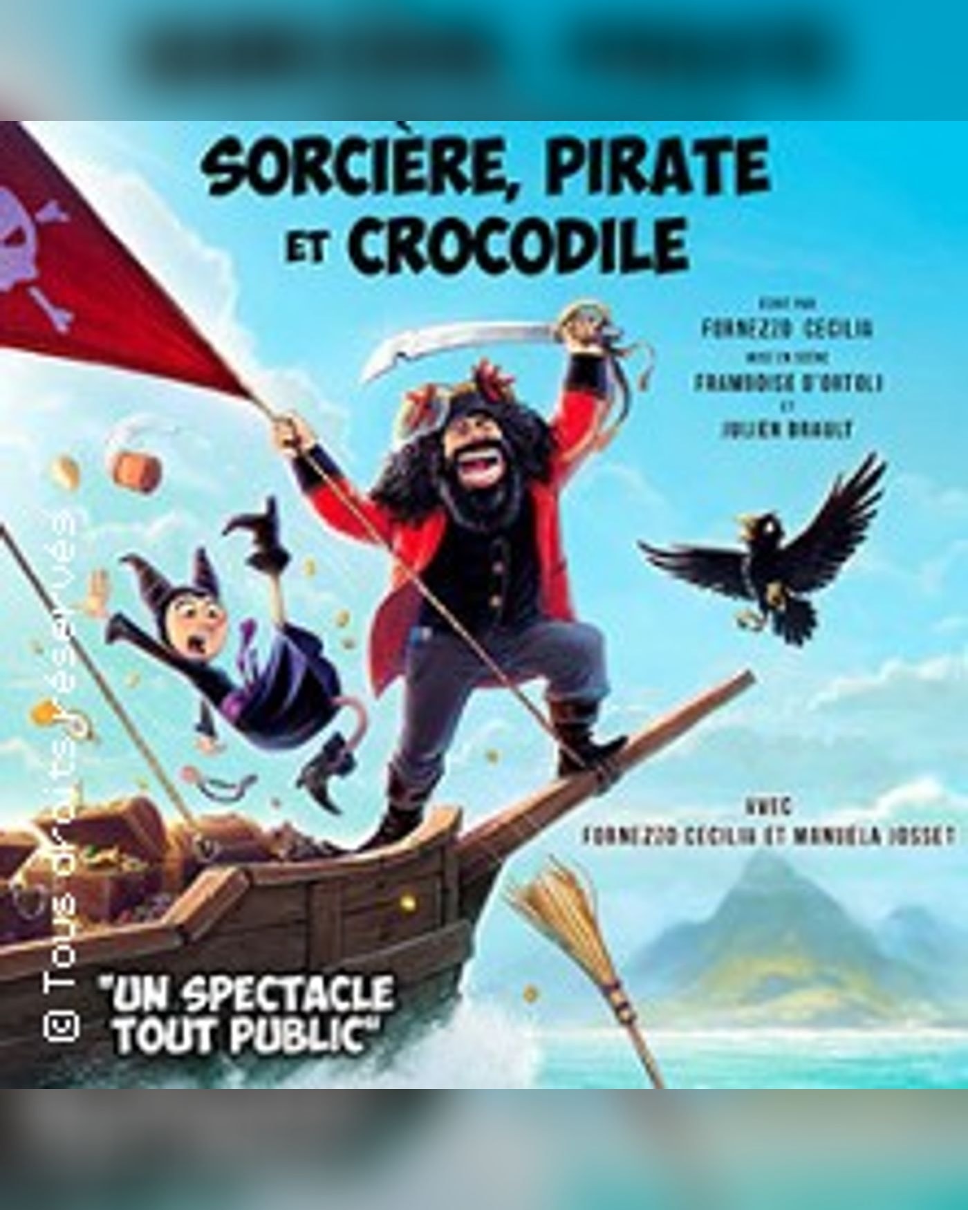 Sorcière, Pirate et Crocodile
