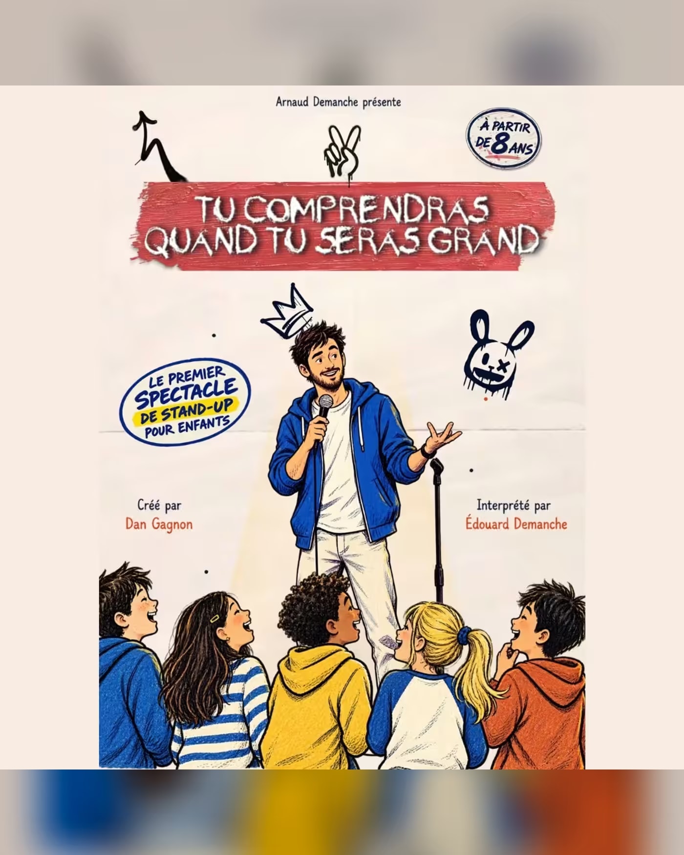 Affiche du spectacle Tu comprendras quand tu seras GRAND ! - Stand-up pour enfant, Le Fridge Comedy | Comedy Club Paris, 75002