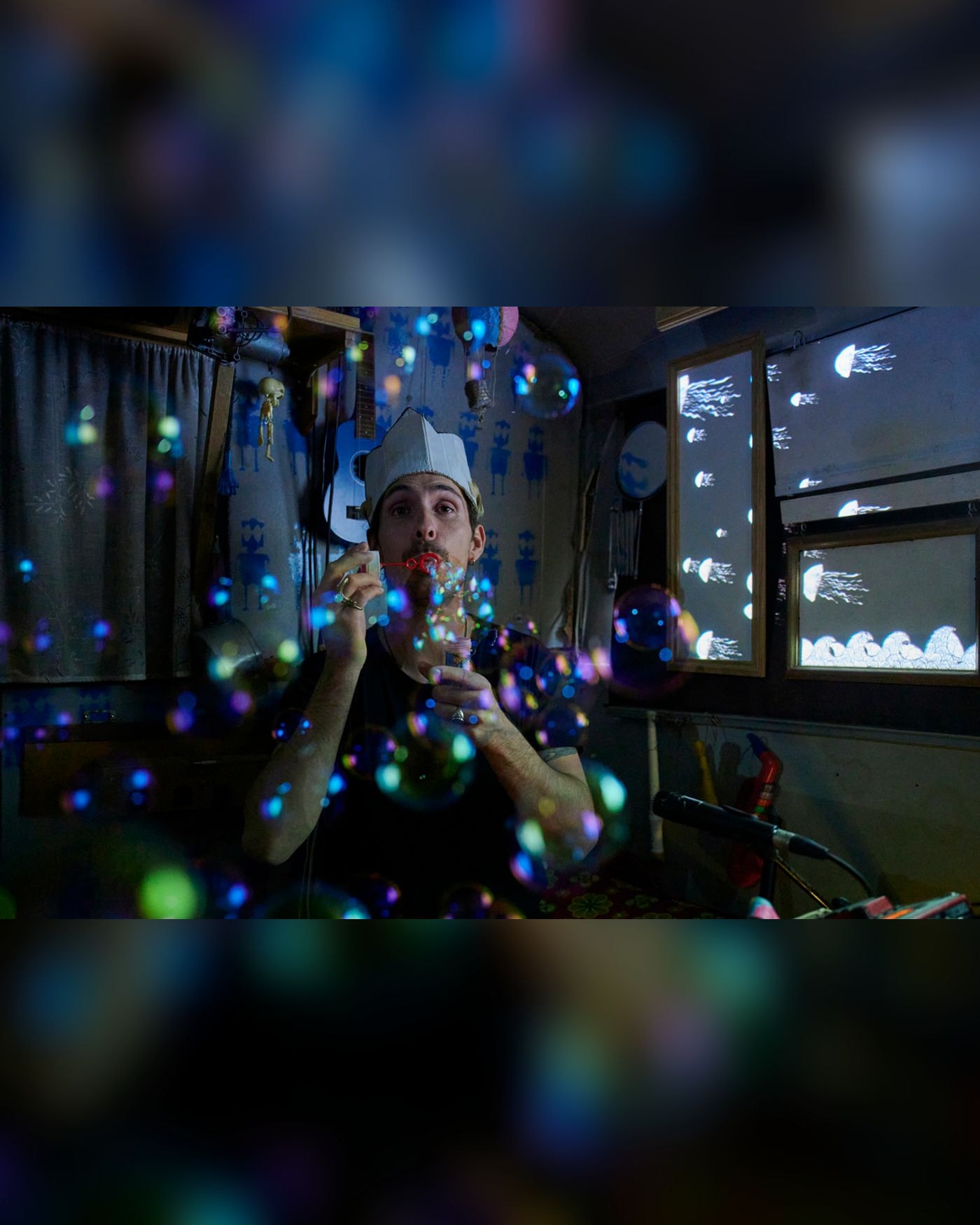 Un spectacle en caravane transformée en micro-cinéma
