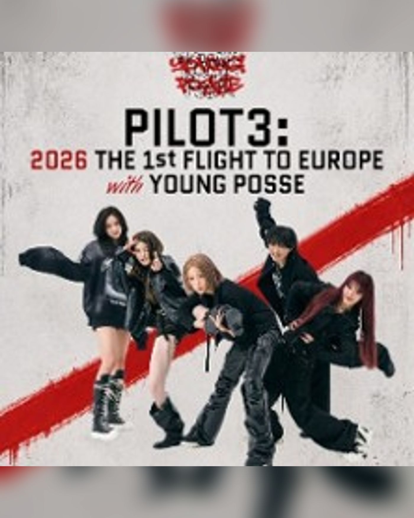 Affiche de Young Posse - Pilot3 2026, The 1st Flight to Europe