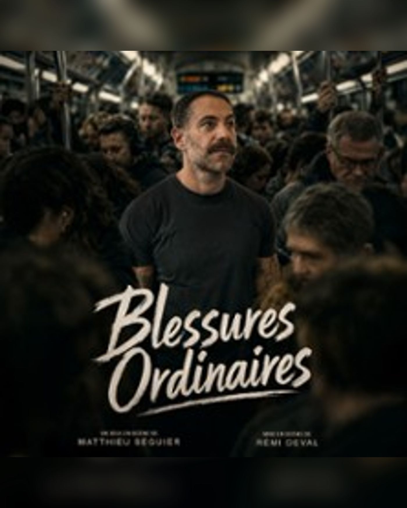 Affiche du spectacle Blessures Ordinaires, Le Contrescarpe