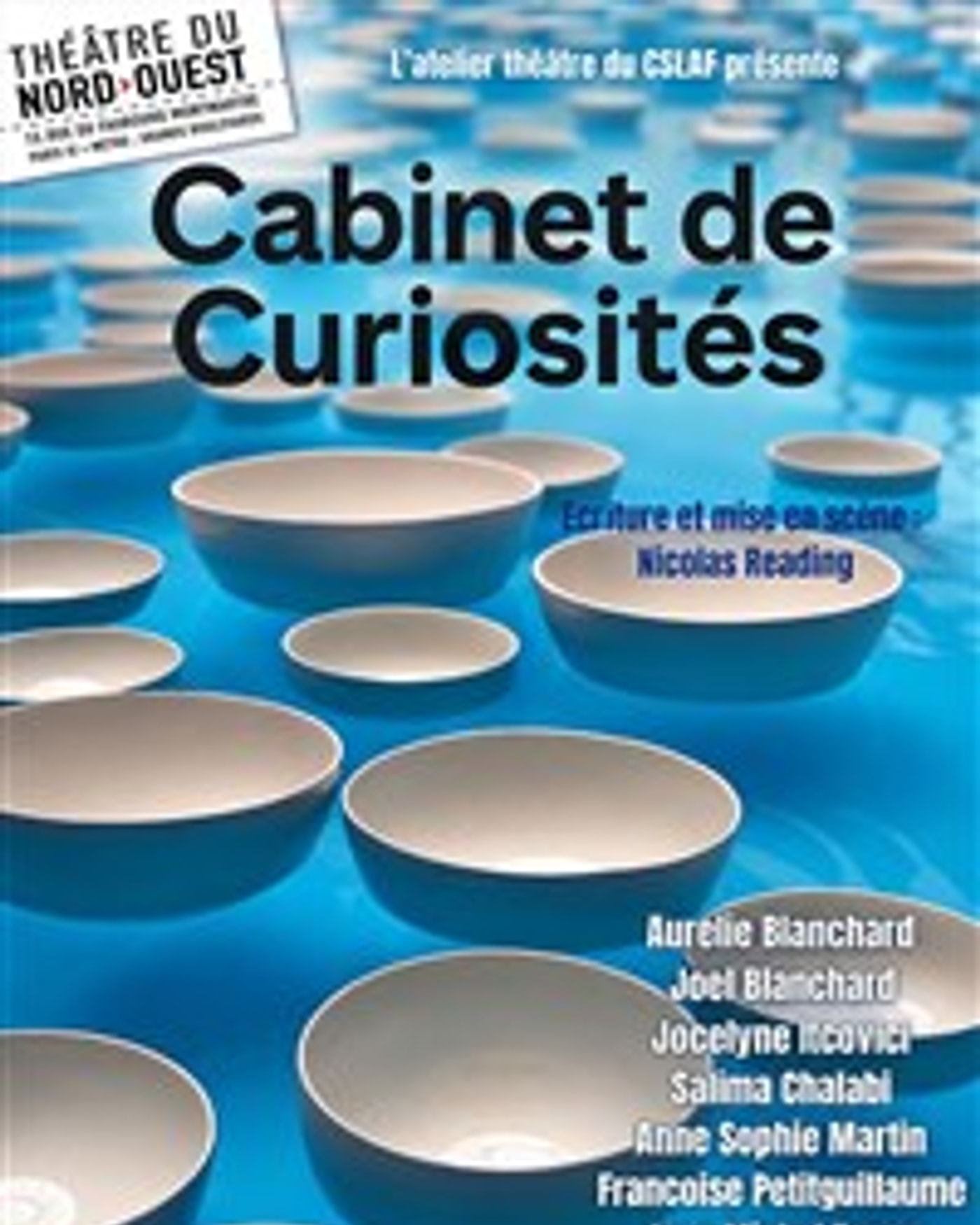 Affiche du spectacle Cabinets de Curiosités, Theatre du Nord — Ouest