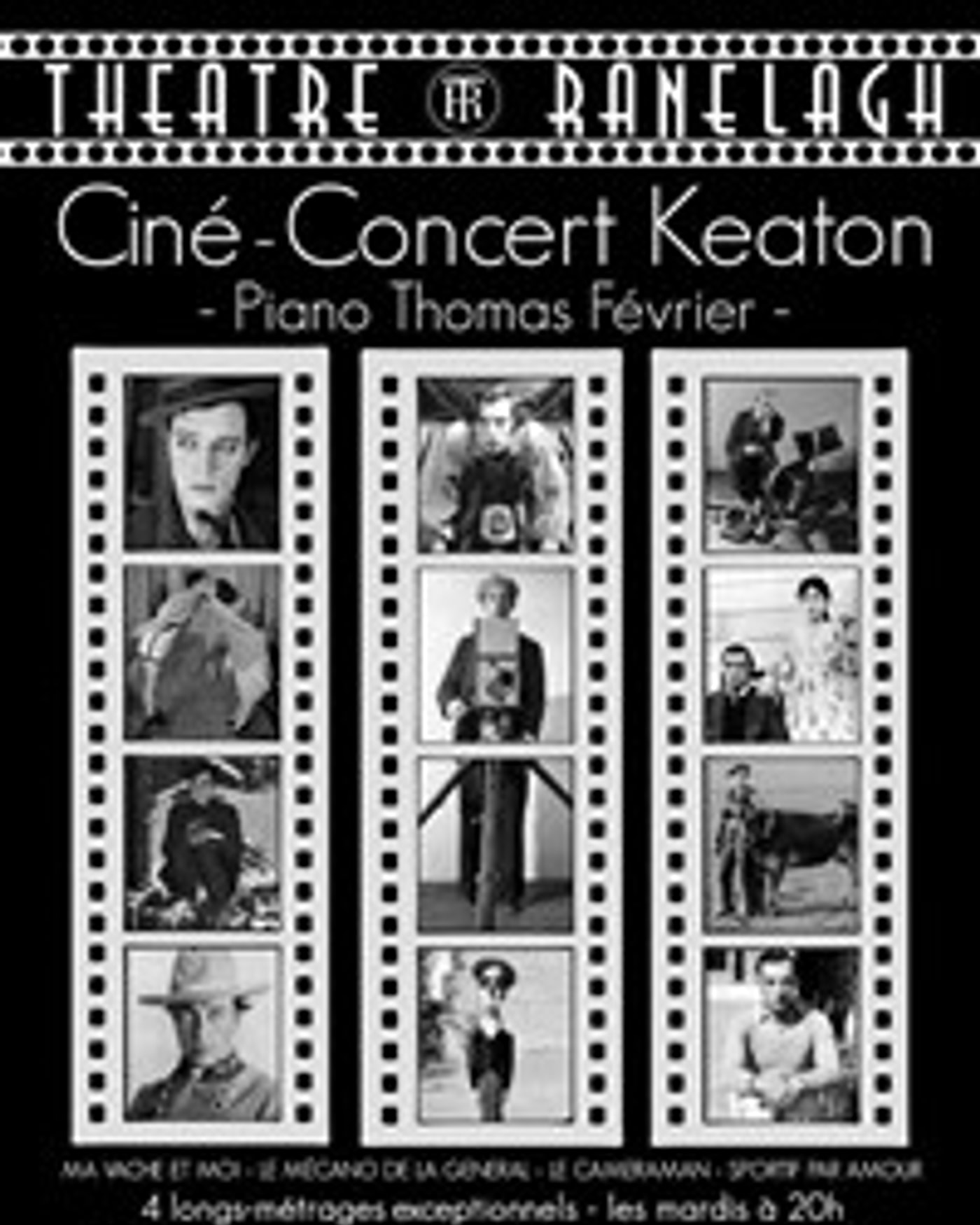 Affiche de Ciné Concert Buster Keaton