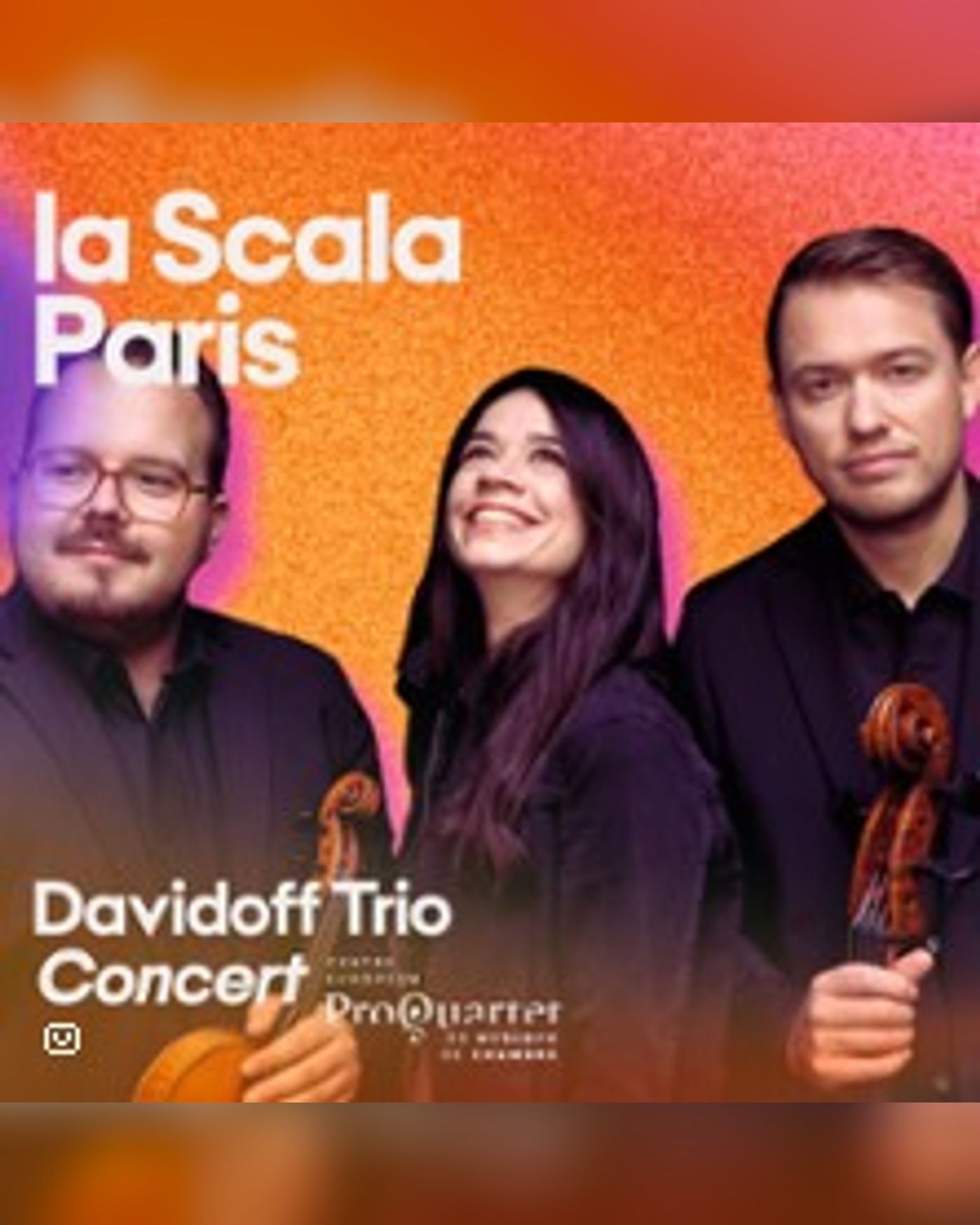 Affiche du concert Davidoff Trio, La Scala - La Piccola