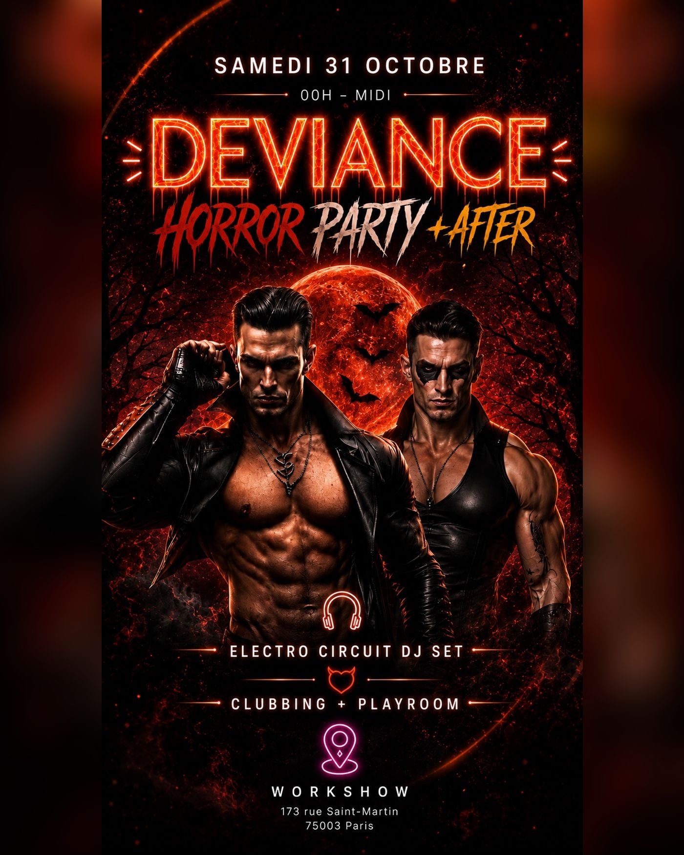 Affiche de Deviance Horror Party + After