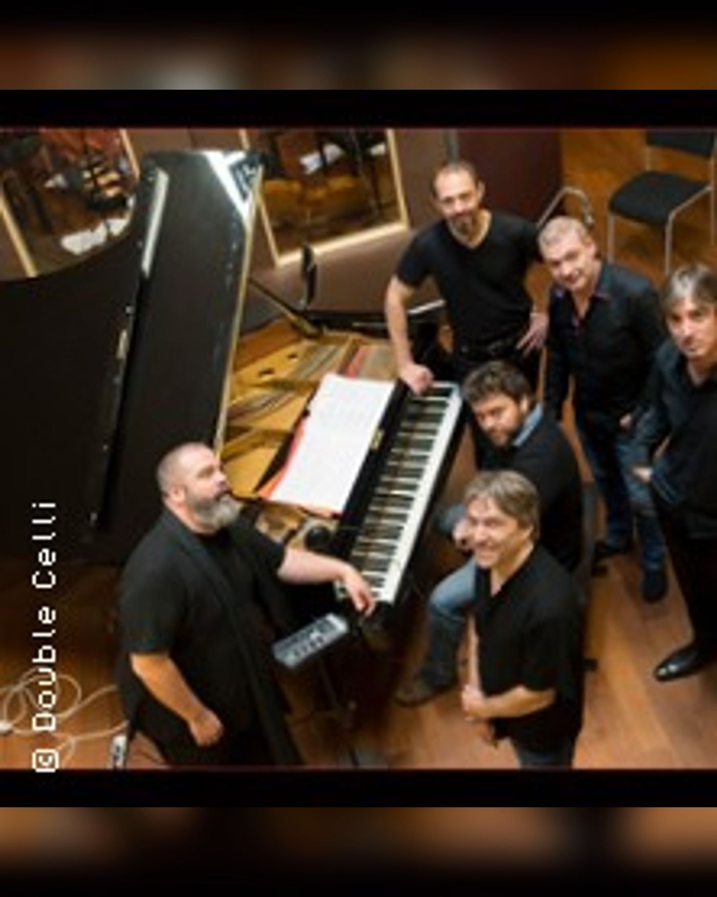 Poster for the concert Double Celli, Espace culturel Musique & Danse