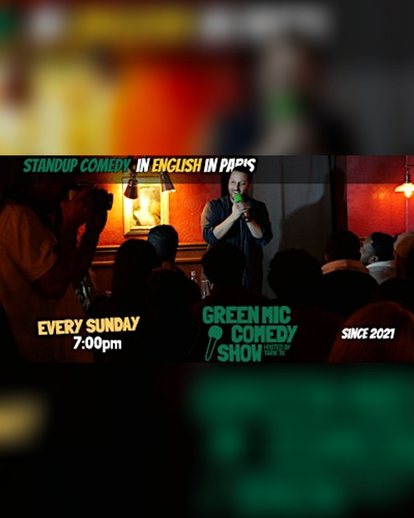 Affiche du spettacolo Green Mic Comedy Show, Envole Moi